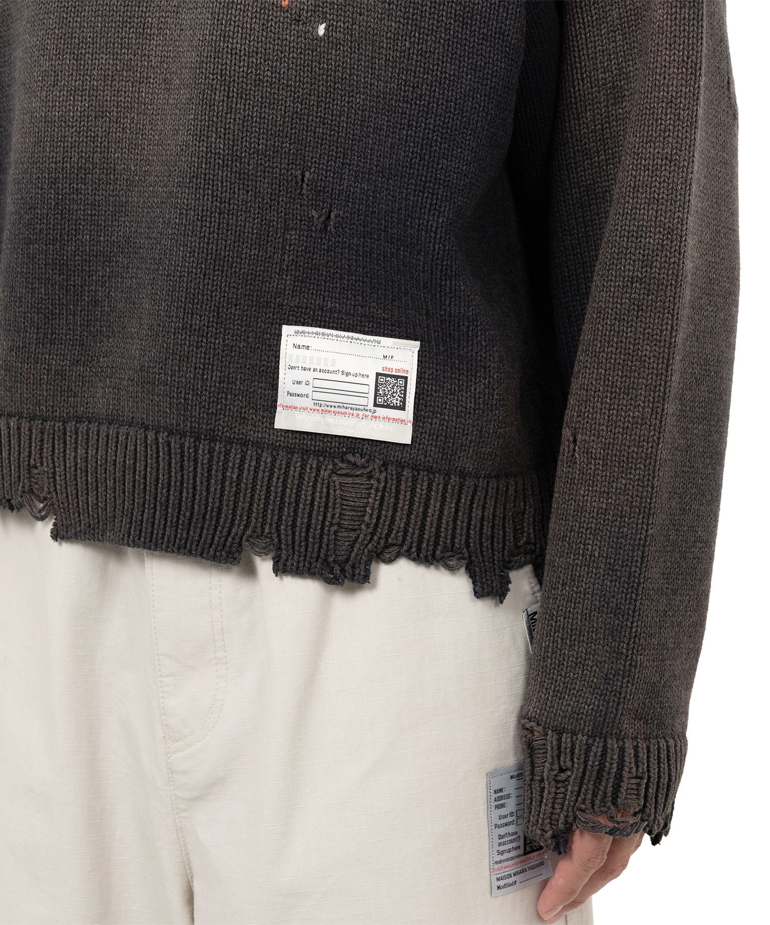 WHALE JACQUARD KNIT PULLOVER