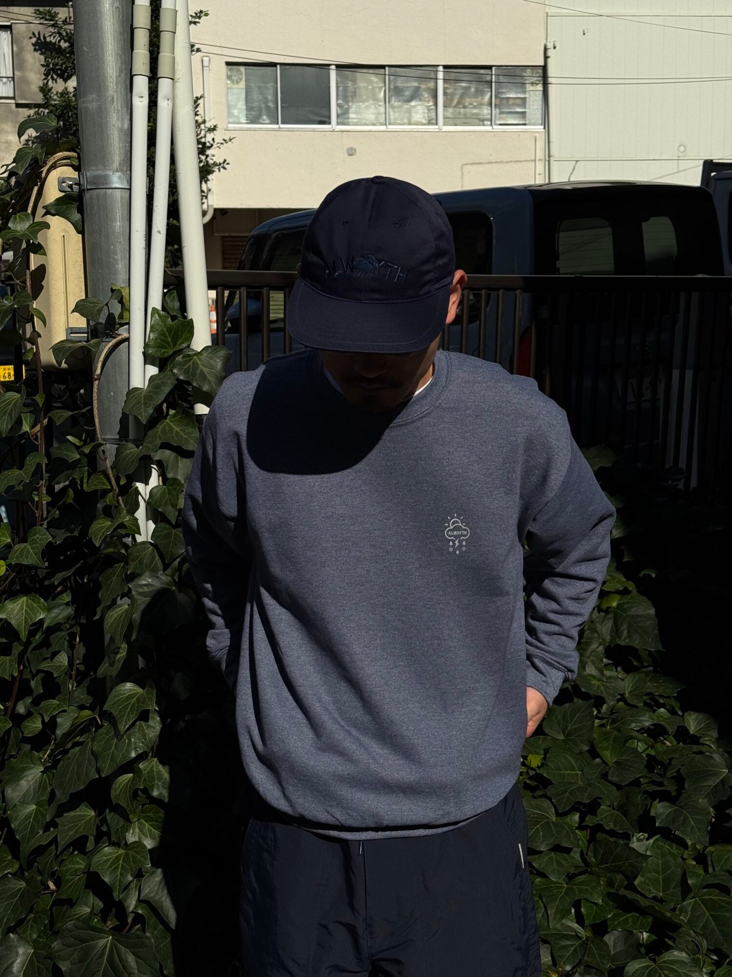 Alwayth “Reflective logo Crewneck
