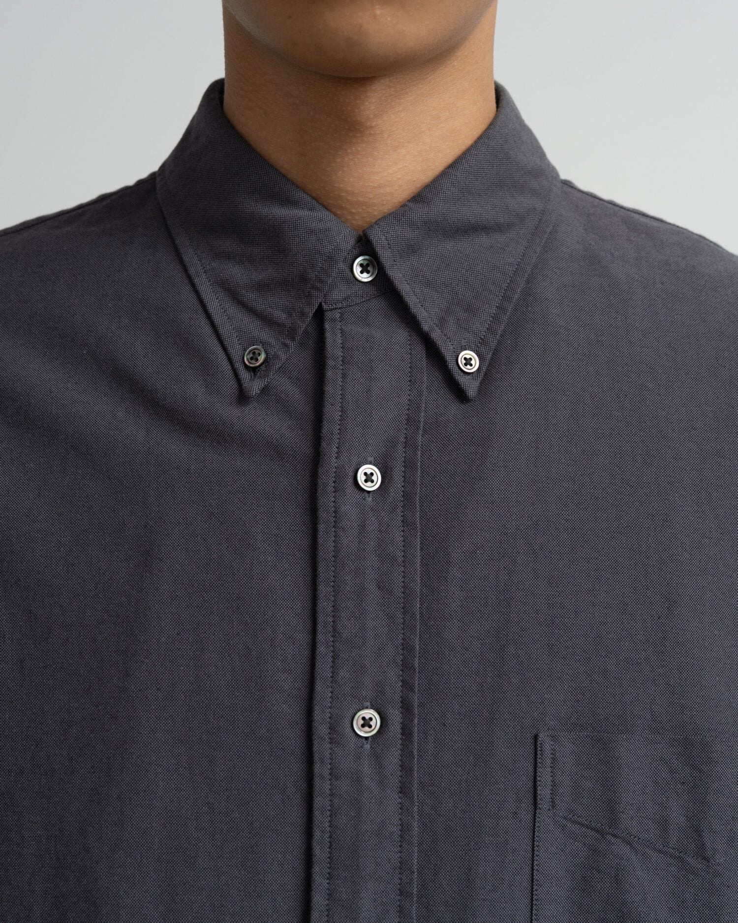 Graphpaper-Oxford L/S B.D Box Shirt