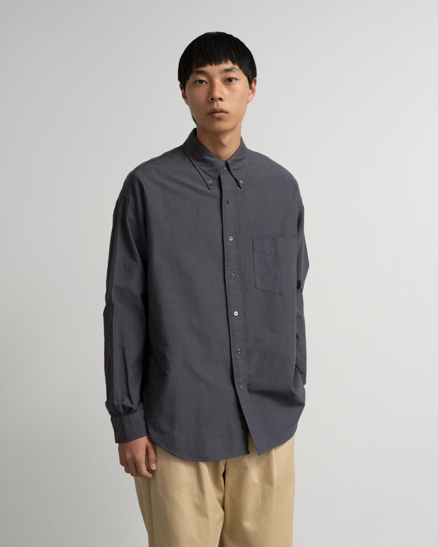 シャツ Graphpaper OXFORD L/S B.D BOX SHIRTS Graphpaper-Oxford L/S B.D Box Shirt