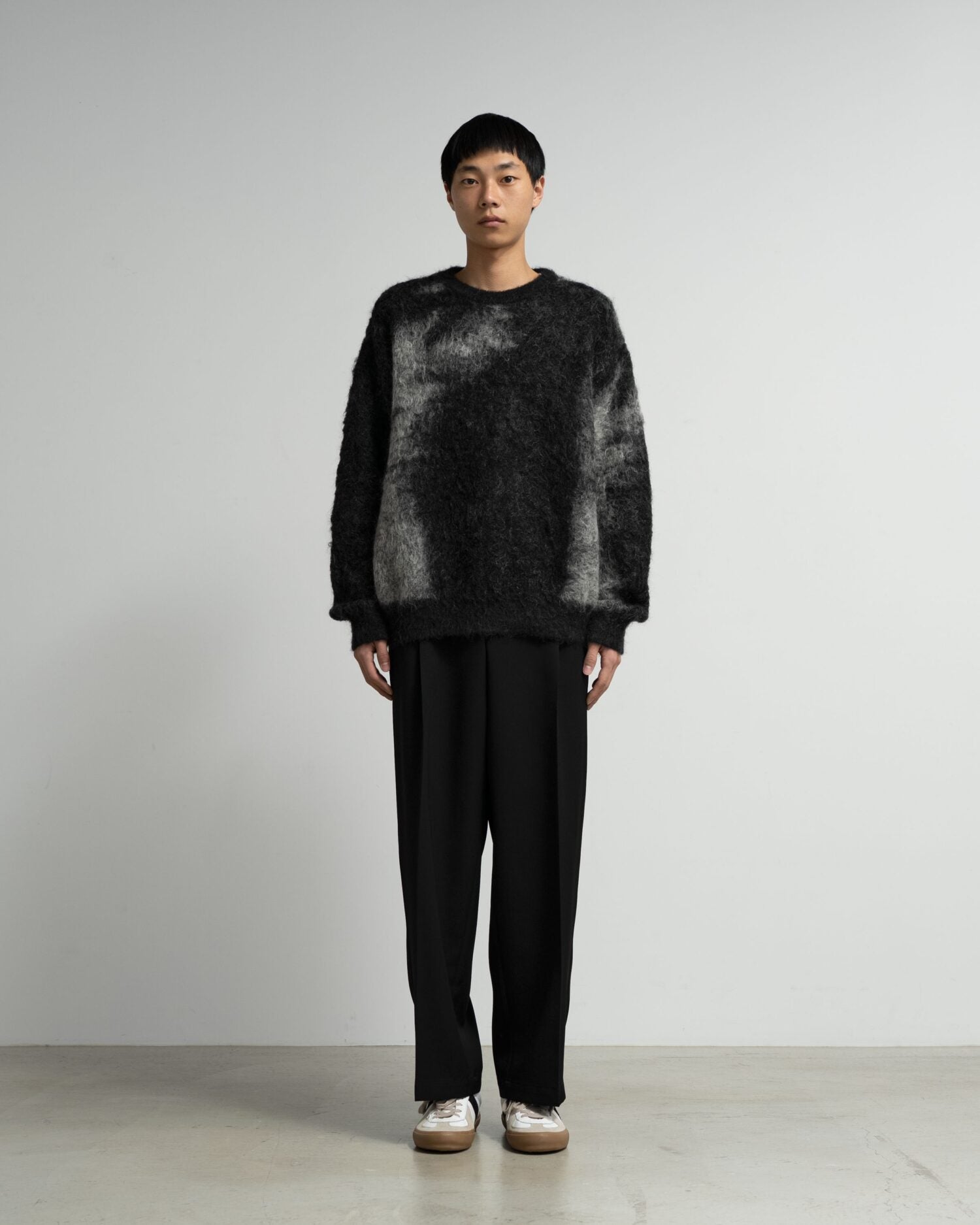 YOKE for Graphpaper ABSTRACT JACQUARD CREWNECK SWEATER