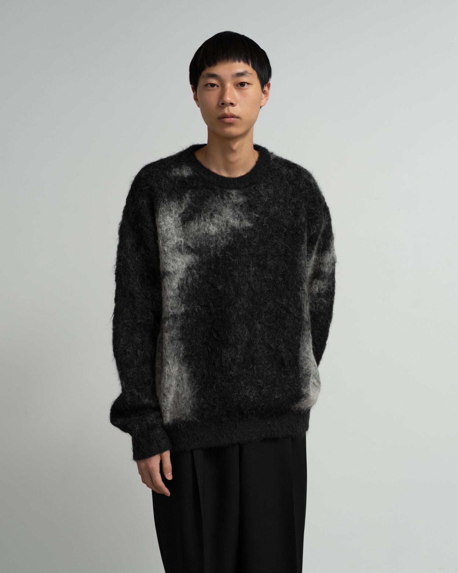 YOKE for Graphpaper ABSTRACT JACQUARD CREWNECK SWEATER