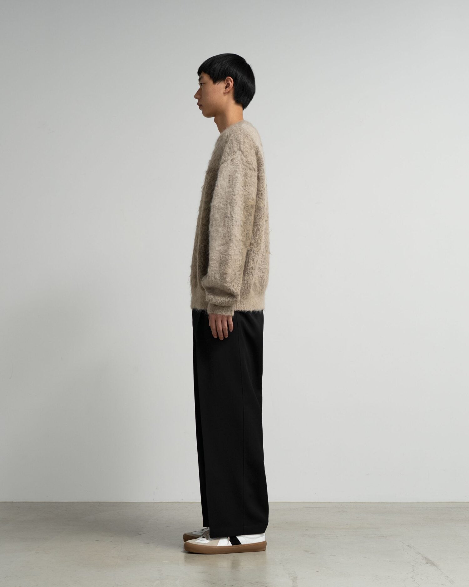 YOKE for Graphpaper ABSTRACT JACQUARD CREWNECK SWEATER