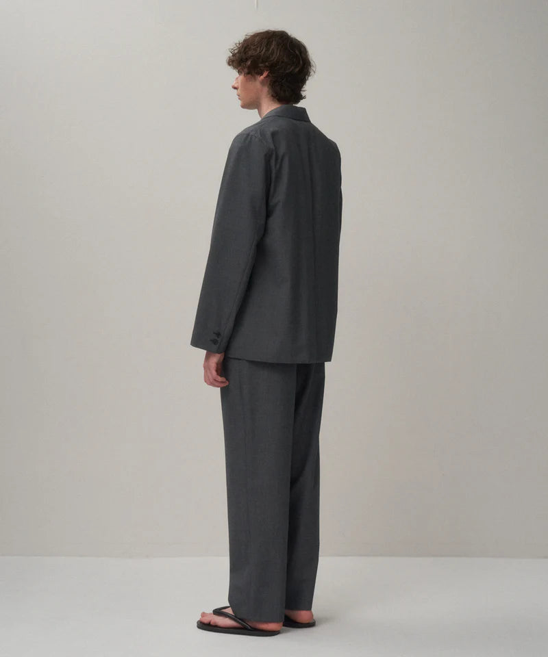 WOOL TROPICAL TAILORED JACKET