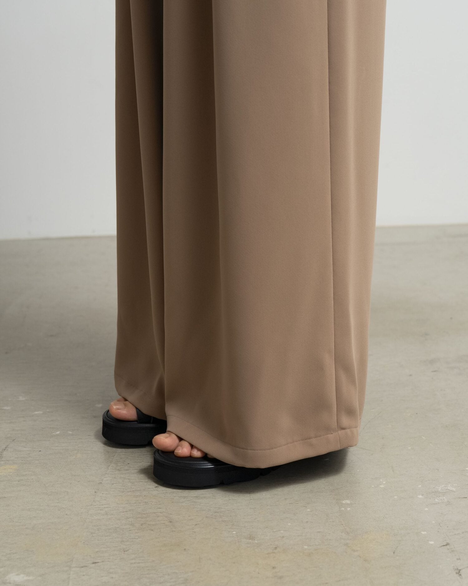 Satin Easy Wide Pants-COLLECTION-