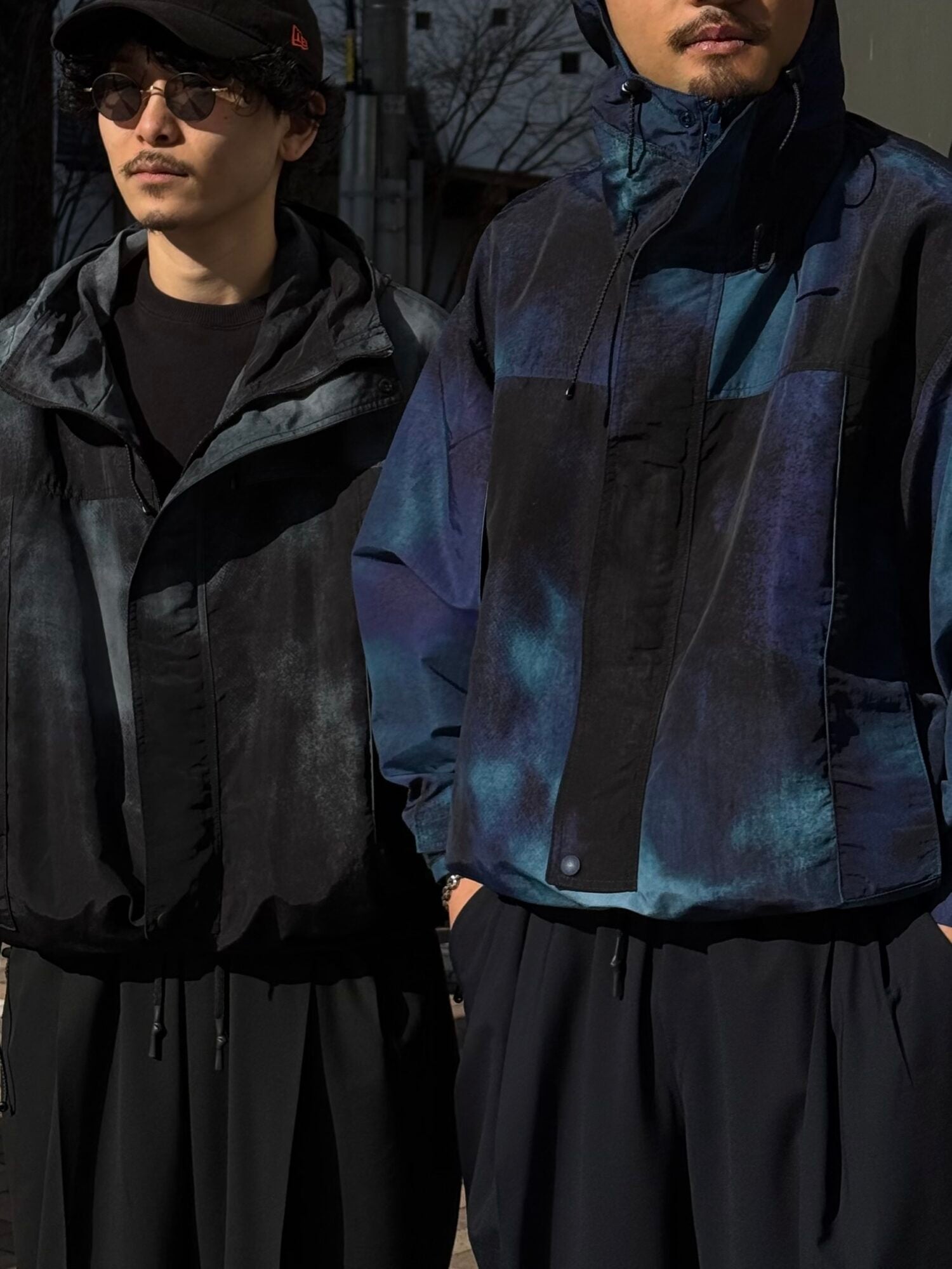 OG TIEDYE NYLON PULL OVER JACKET