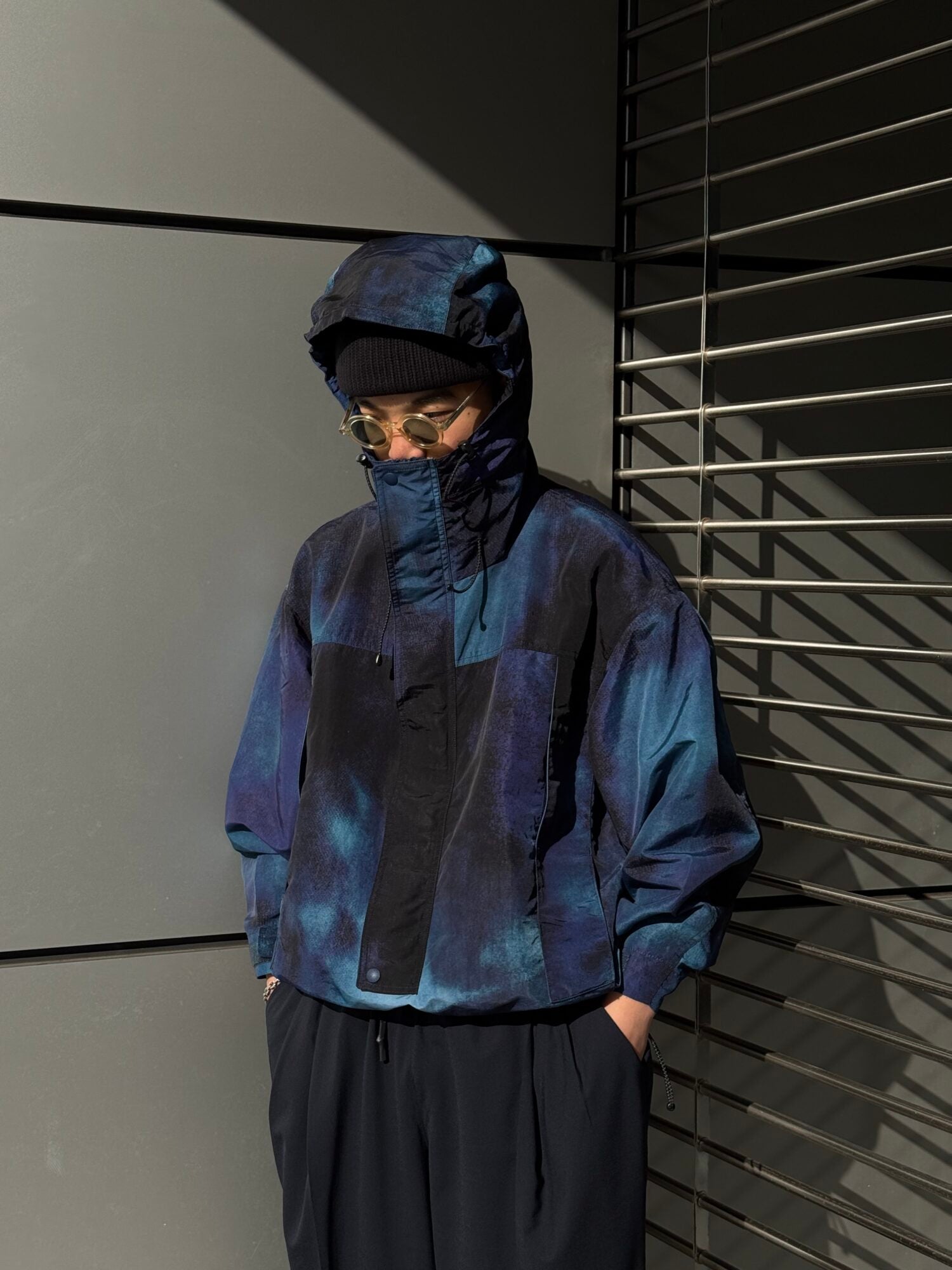 OG TIEDYE NYLON PULL OVER JACKET