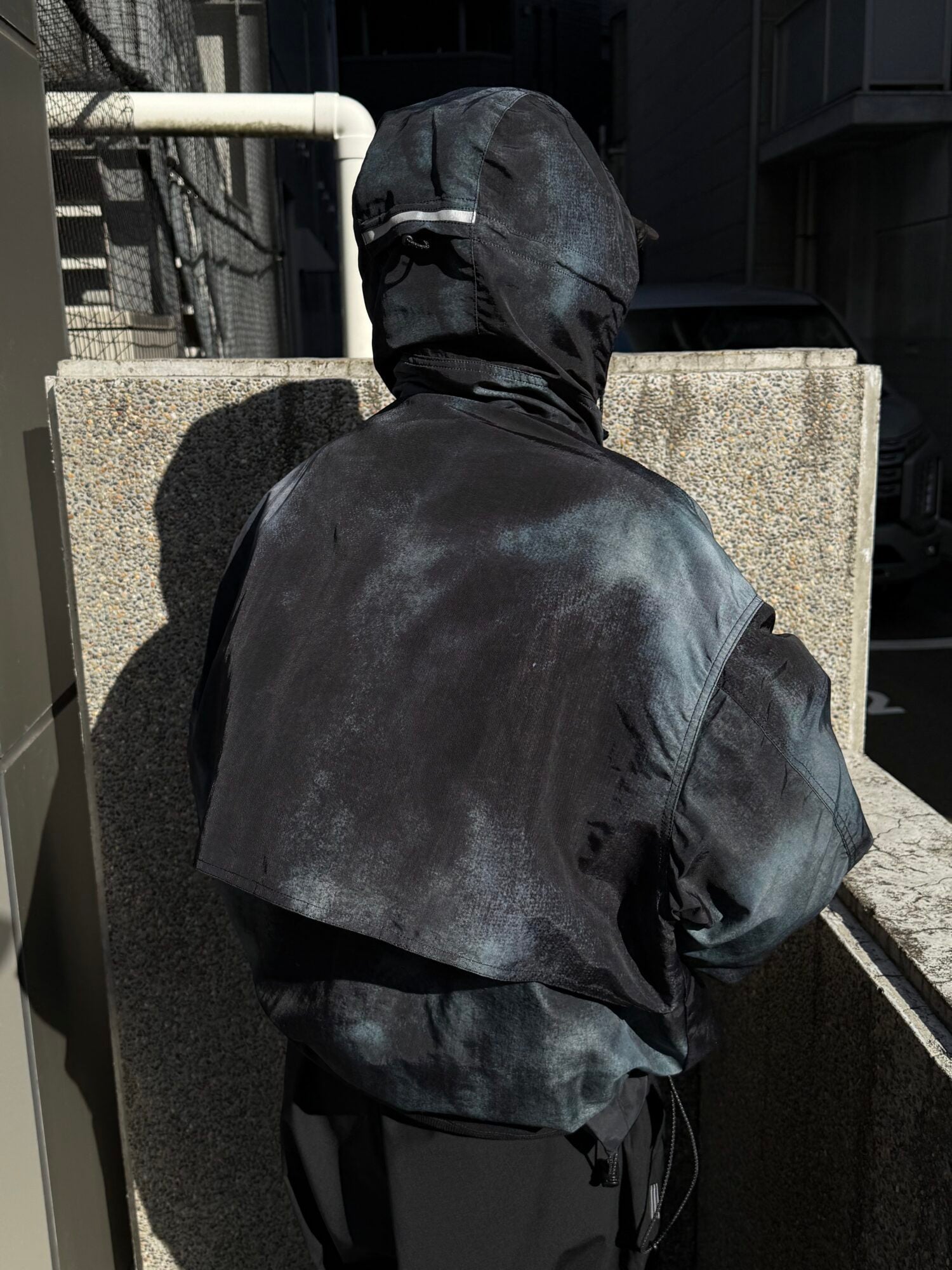 OG TIEDYE NYLON PULL OVER JACKET