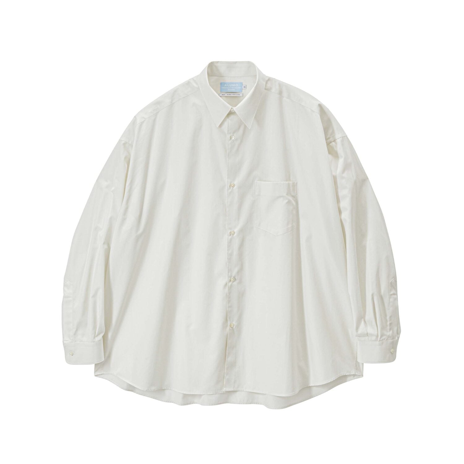 ALUMO for GP L/S Oversized Regular Collar Shirt