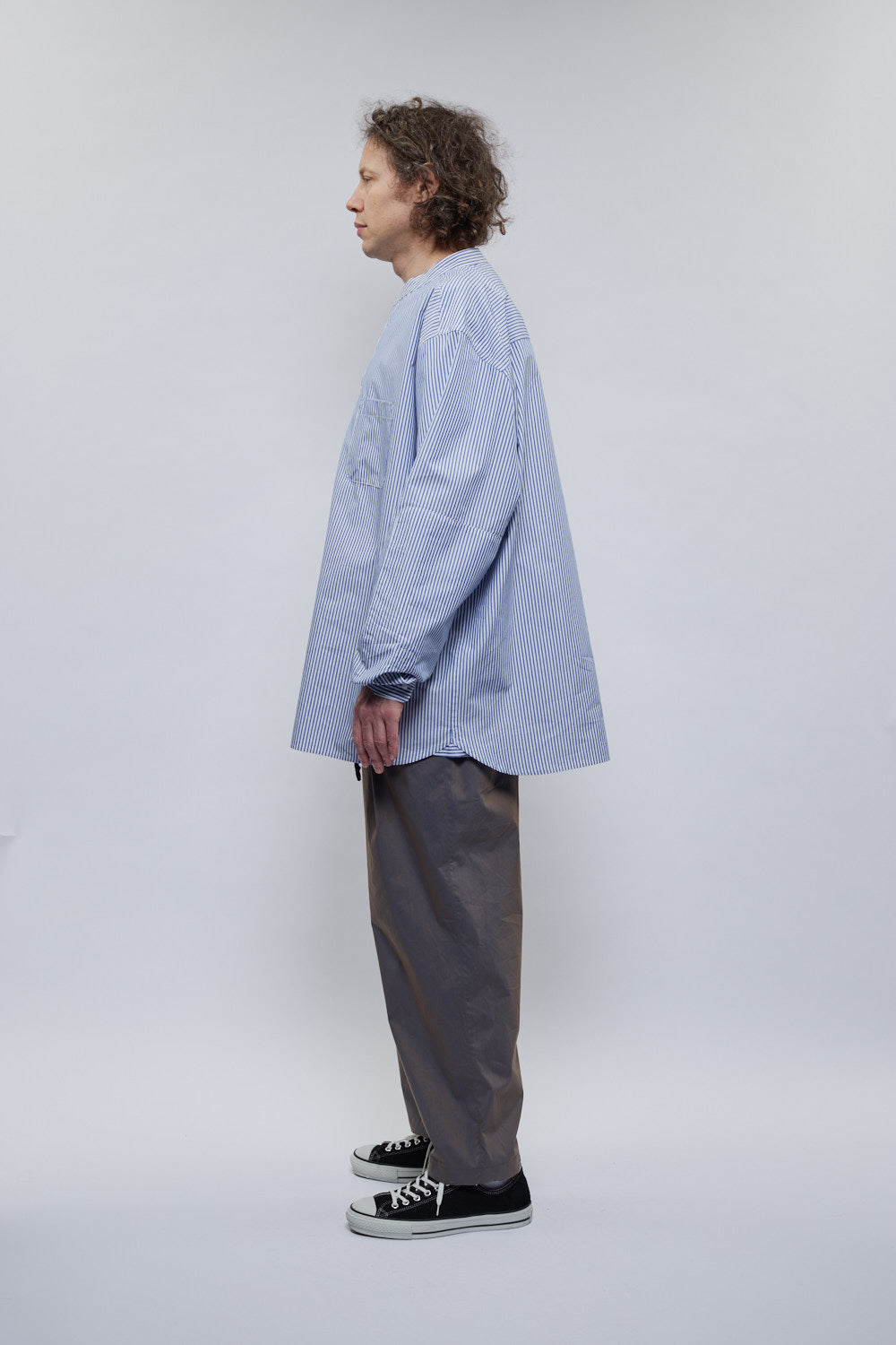 【9月12日(土) 発売】BAND COLLAR SHIRT L/S