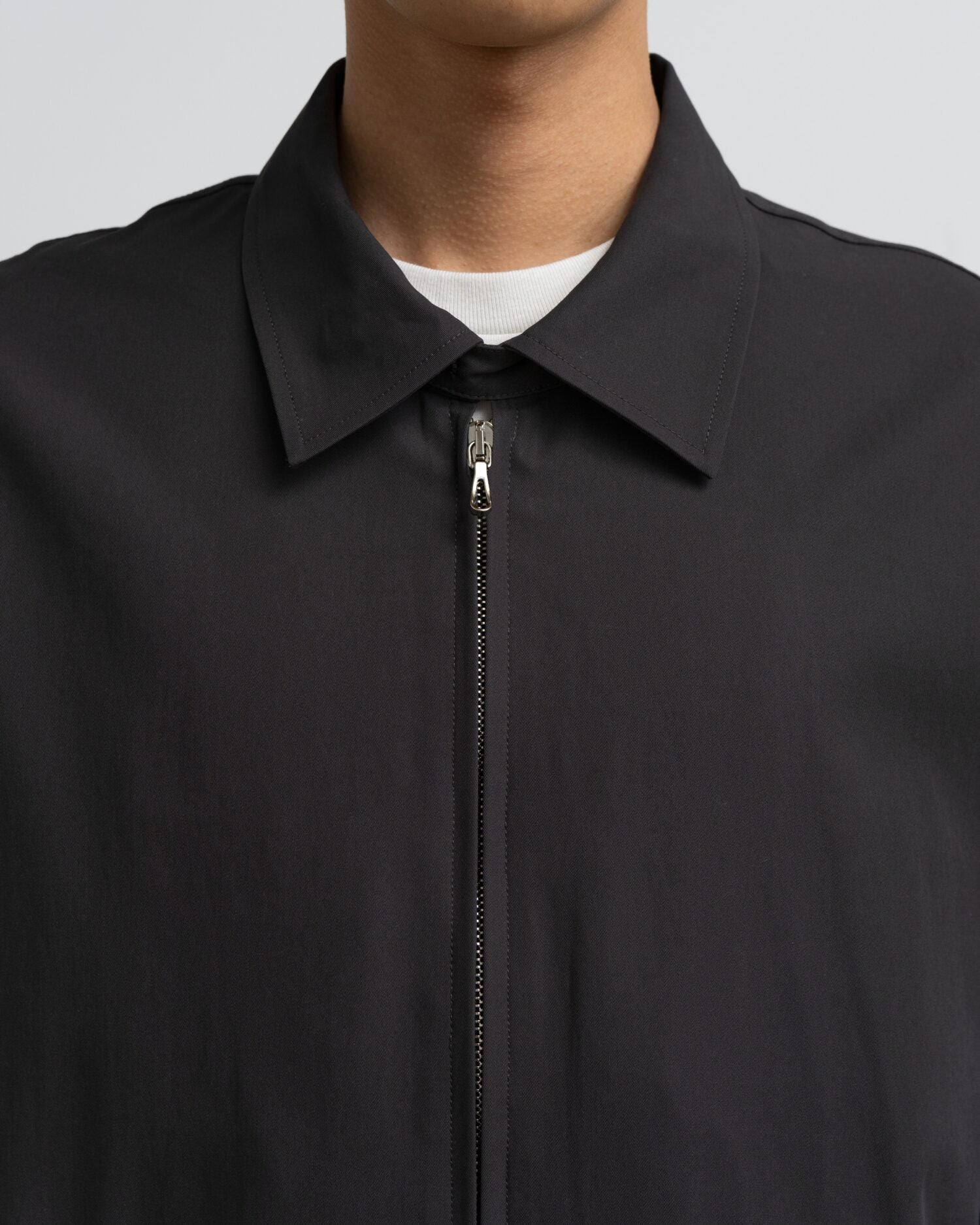 Brushed Cotton Gabardine Swing Top Jacket