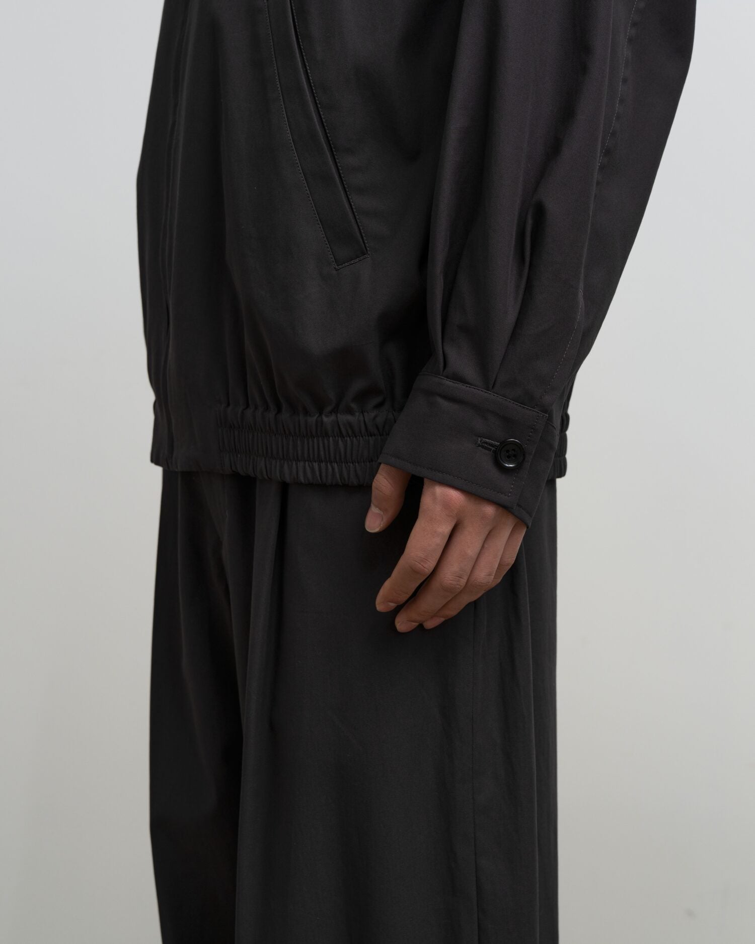 Brushed Cotton Gabardine Swing Top Jacket