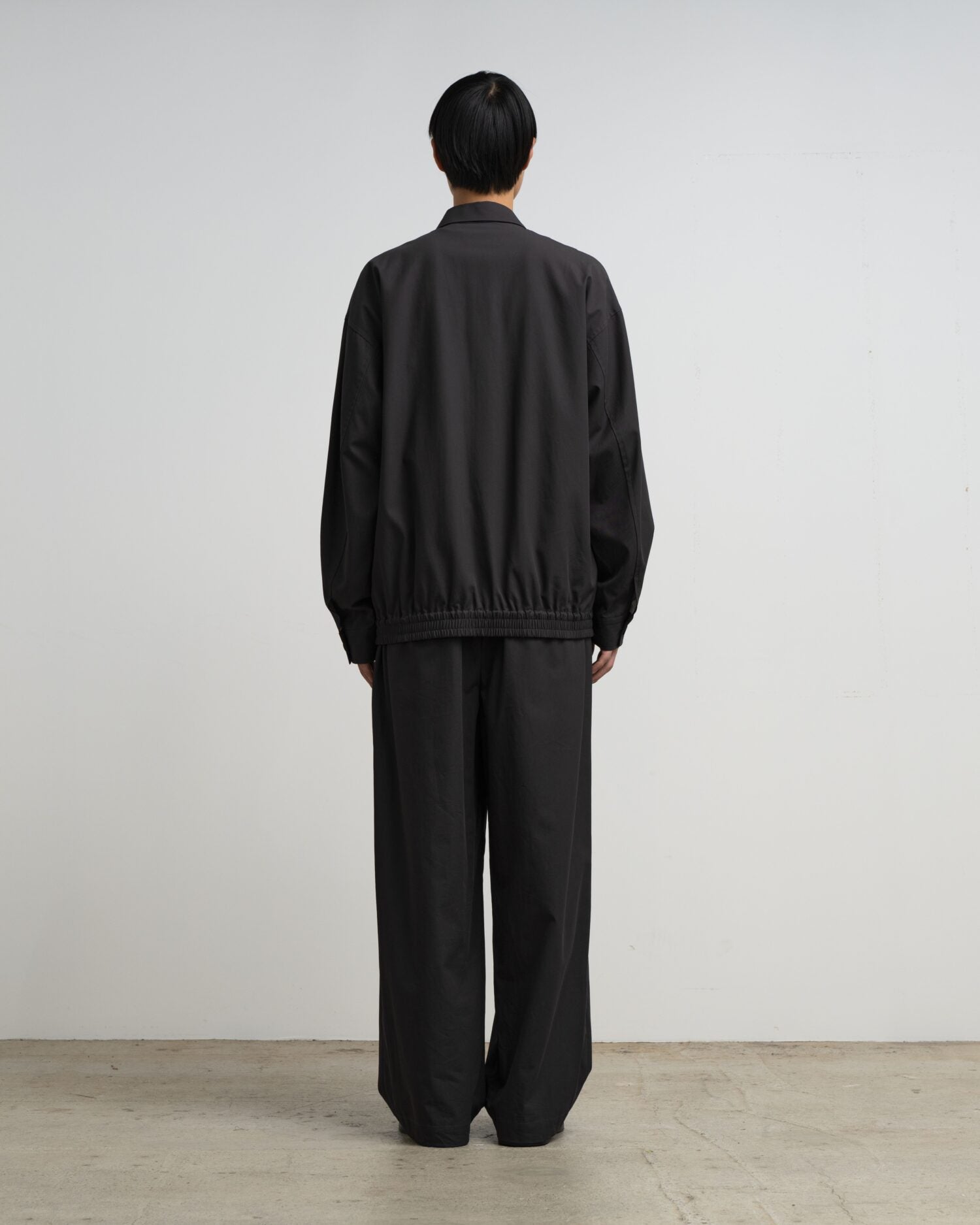 Brushed Cotton Gabardine Swing Top Jacket