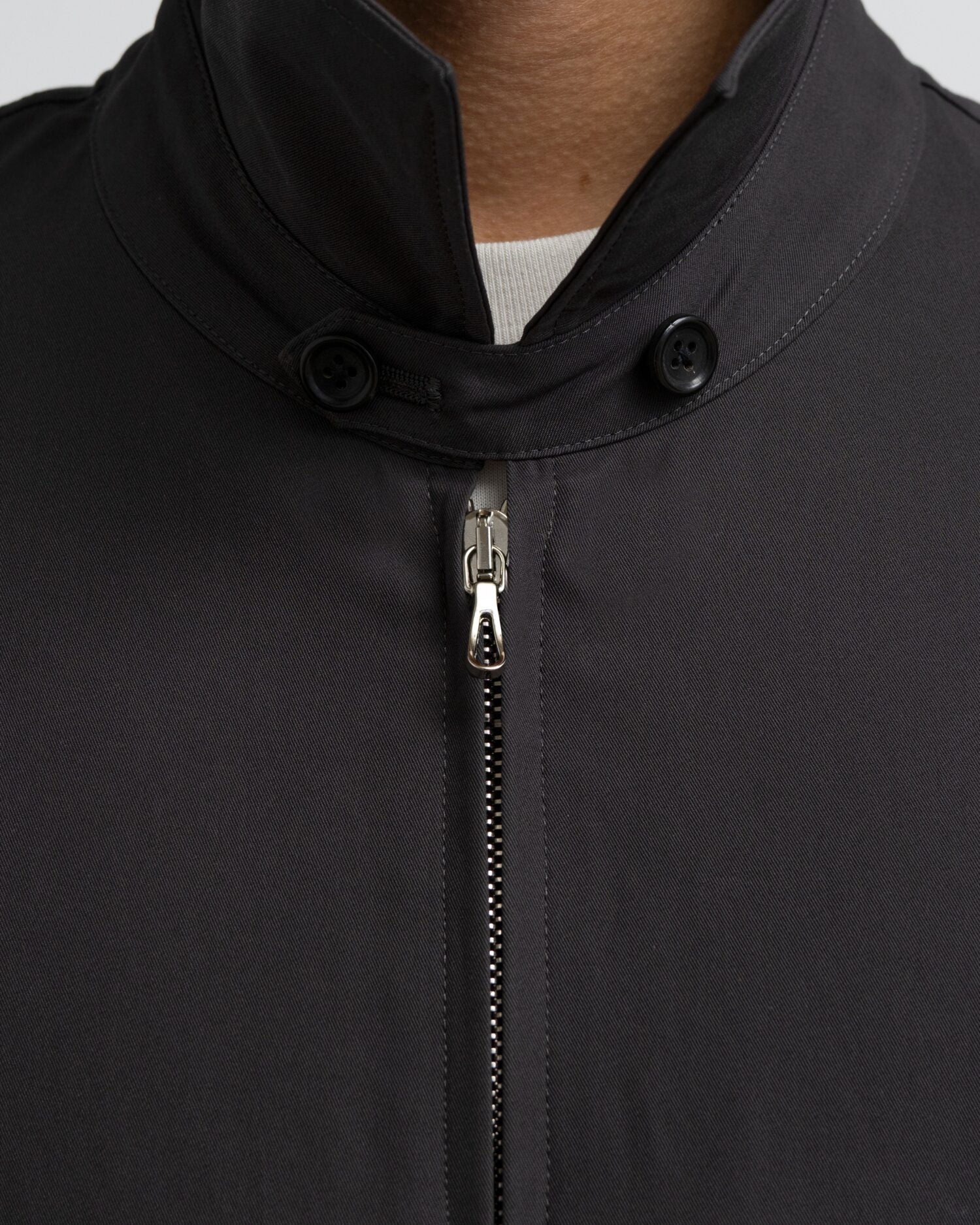 Brushed Cotton Gabardine Swing Top Jacket