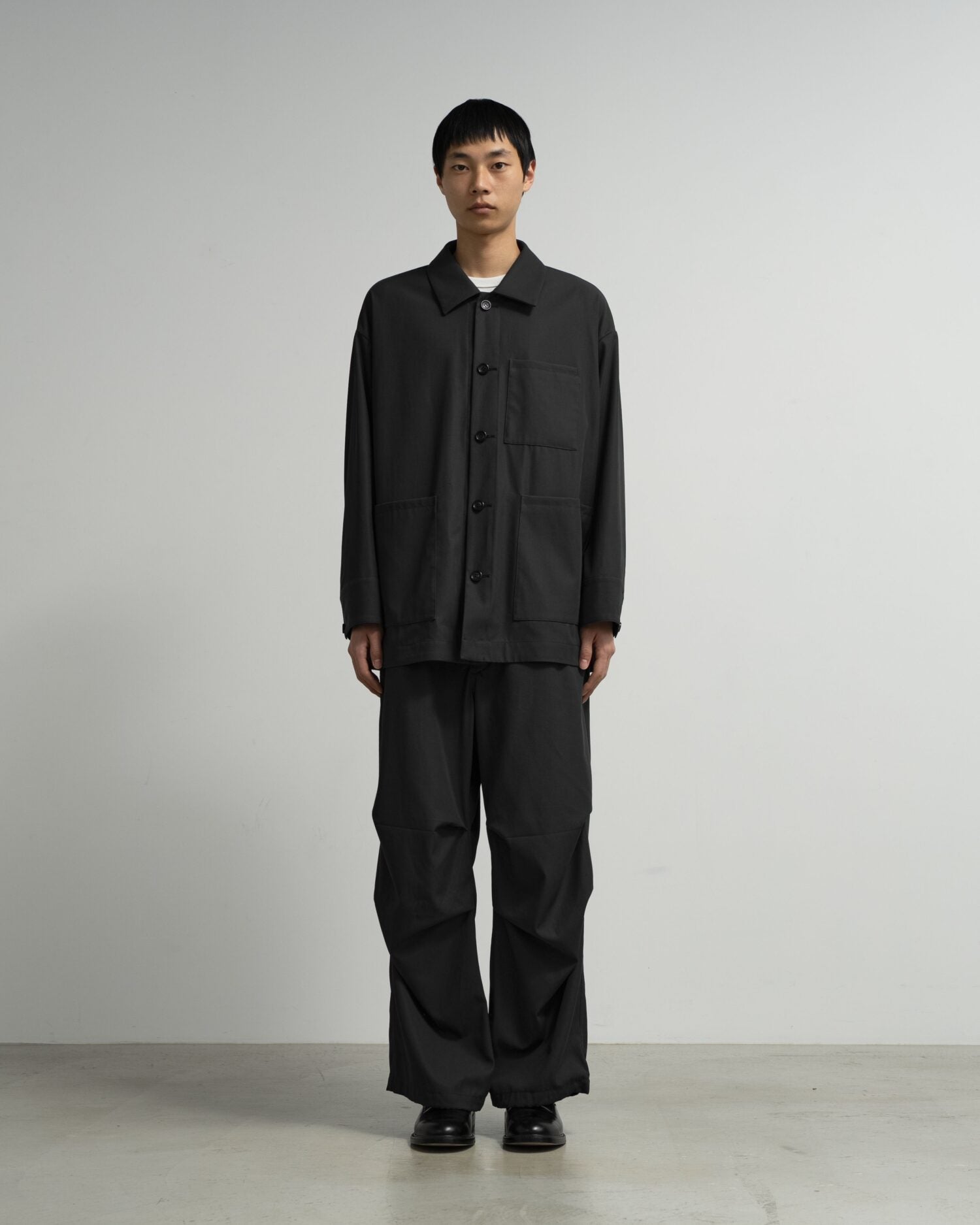 High Twist Gabardine Coverall Jacket
