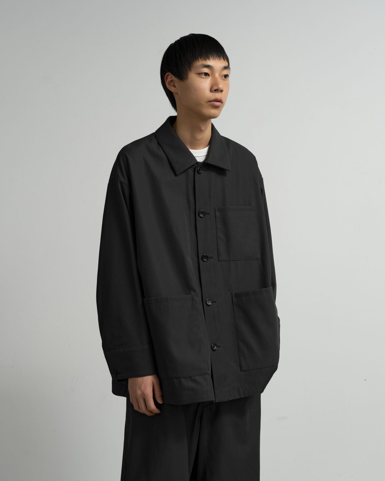 Graphpaper-High Twist Gabardine Coverall Jacket