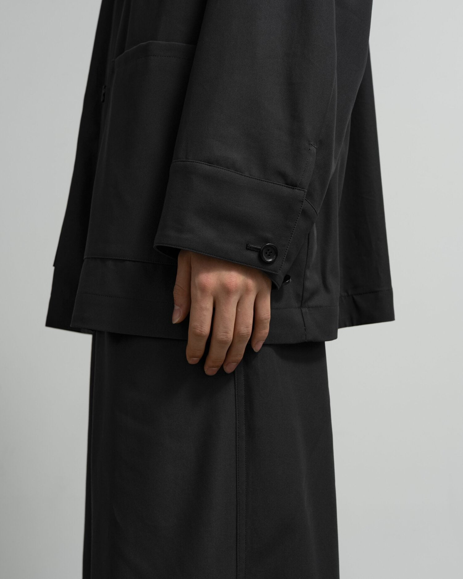 High Twist Gabardine Coverall Jacket