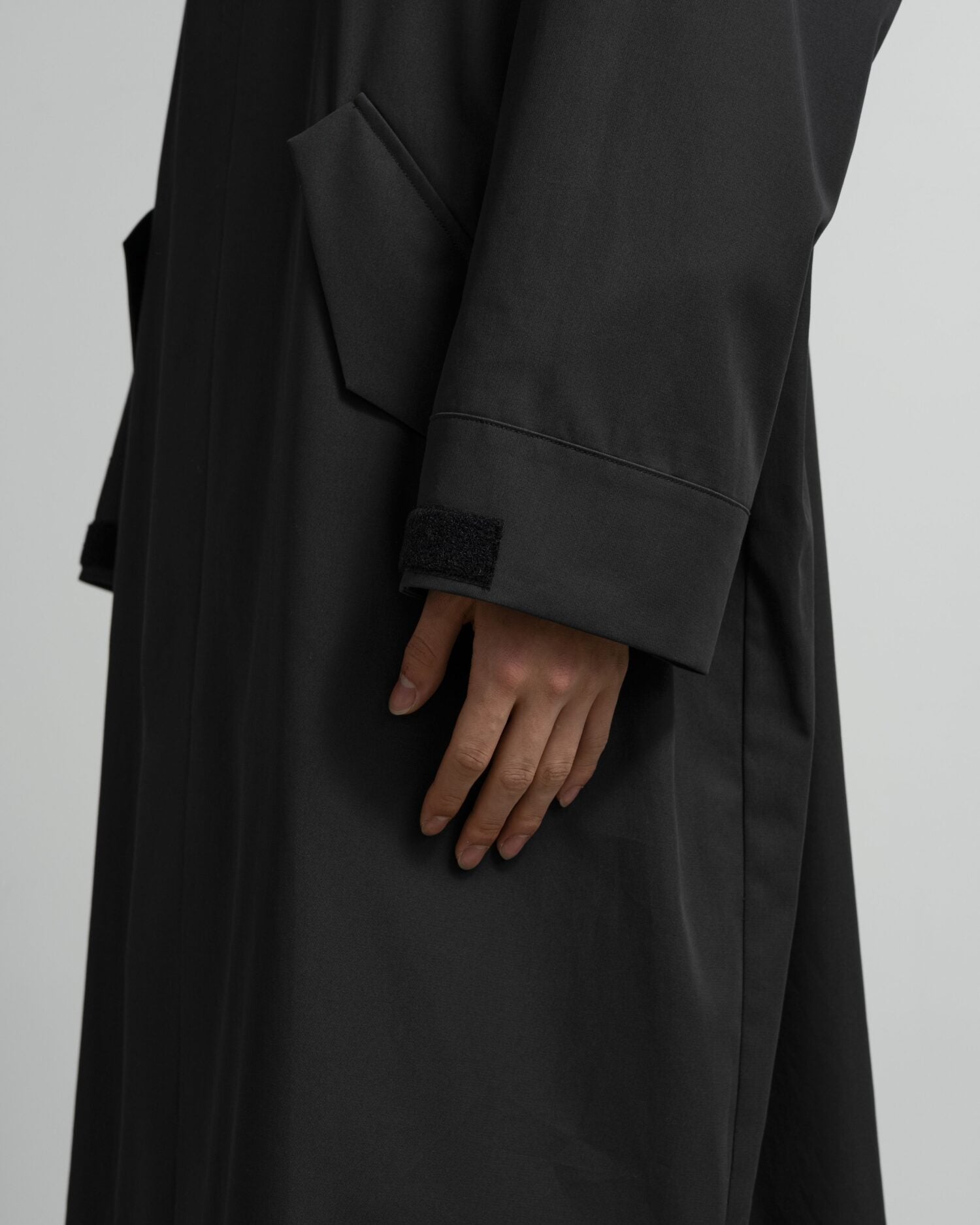 High Twist Gabardine Wide Coat