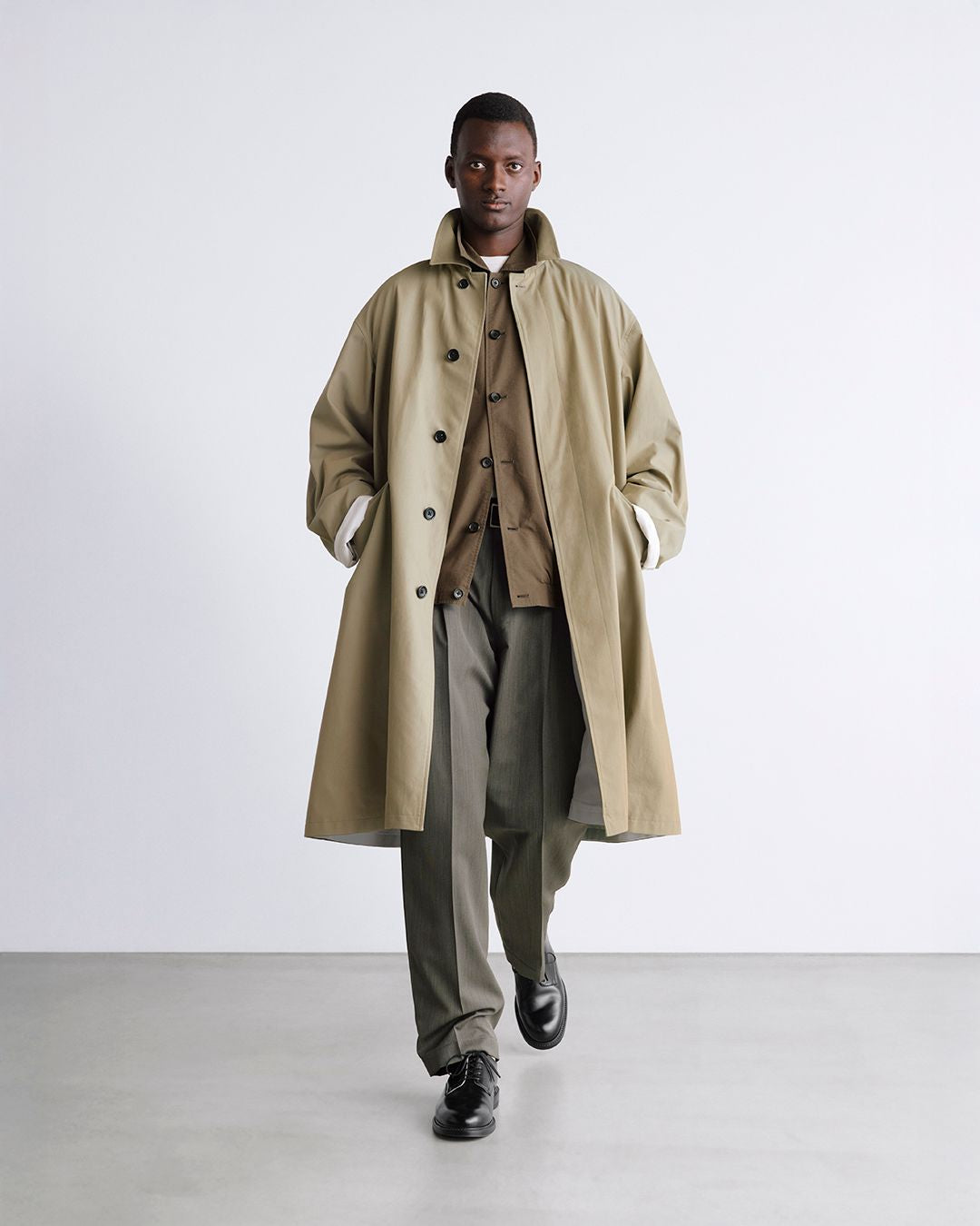 Voile Gabardine Railway Coat