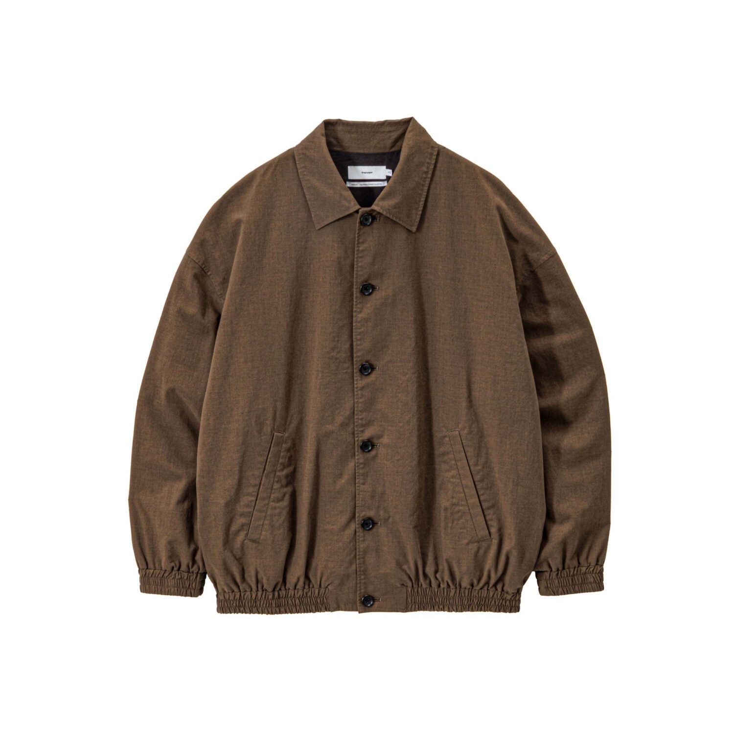 Cotton Wool Poplin Oversized Blouson