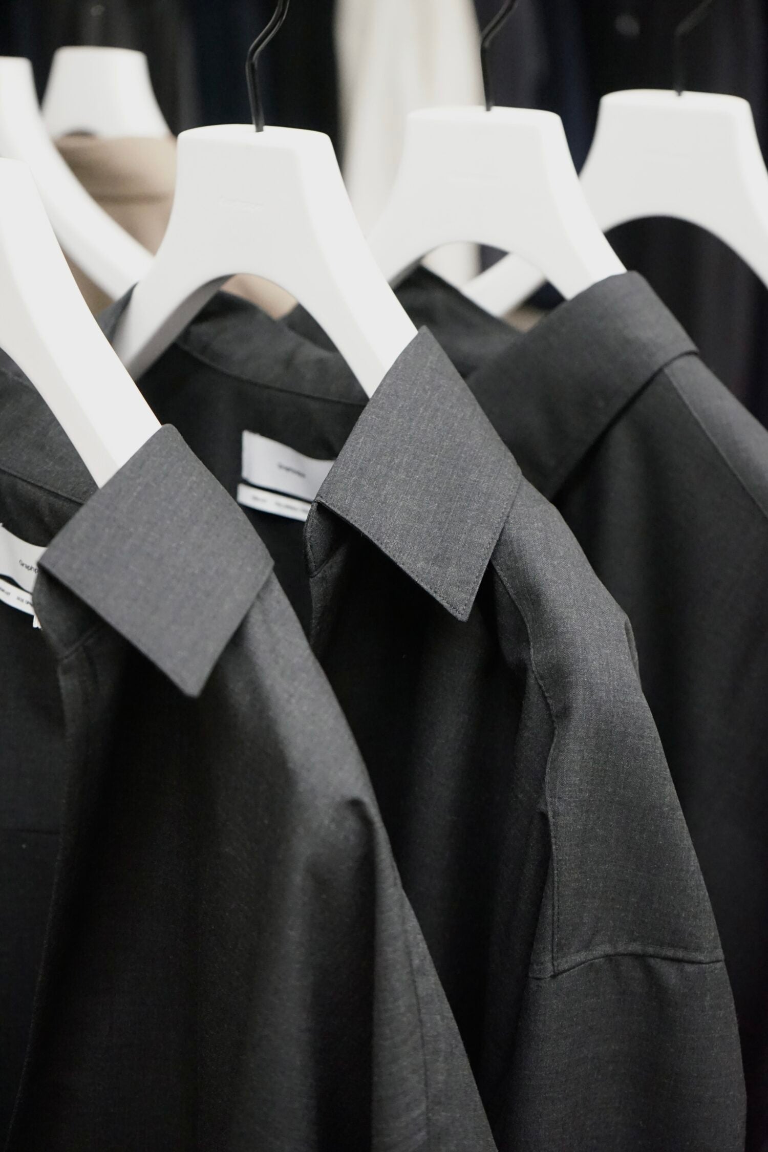 Fine Wool Heather Oversized S/S B.D. Shirt