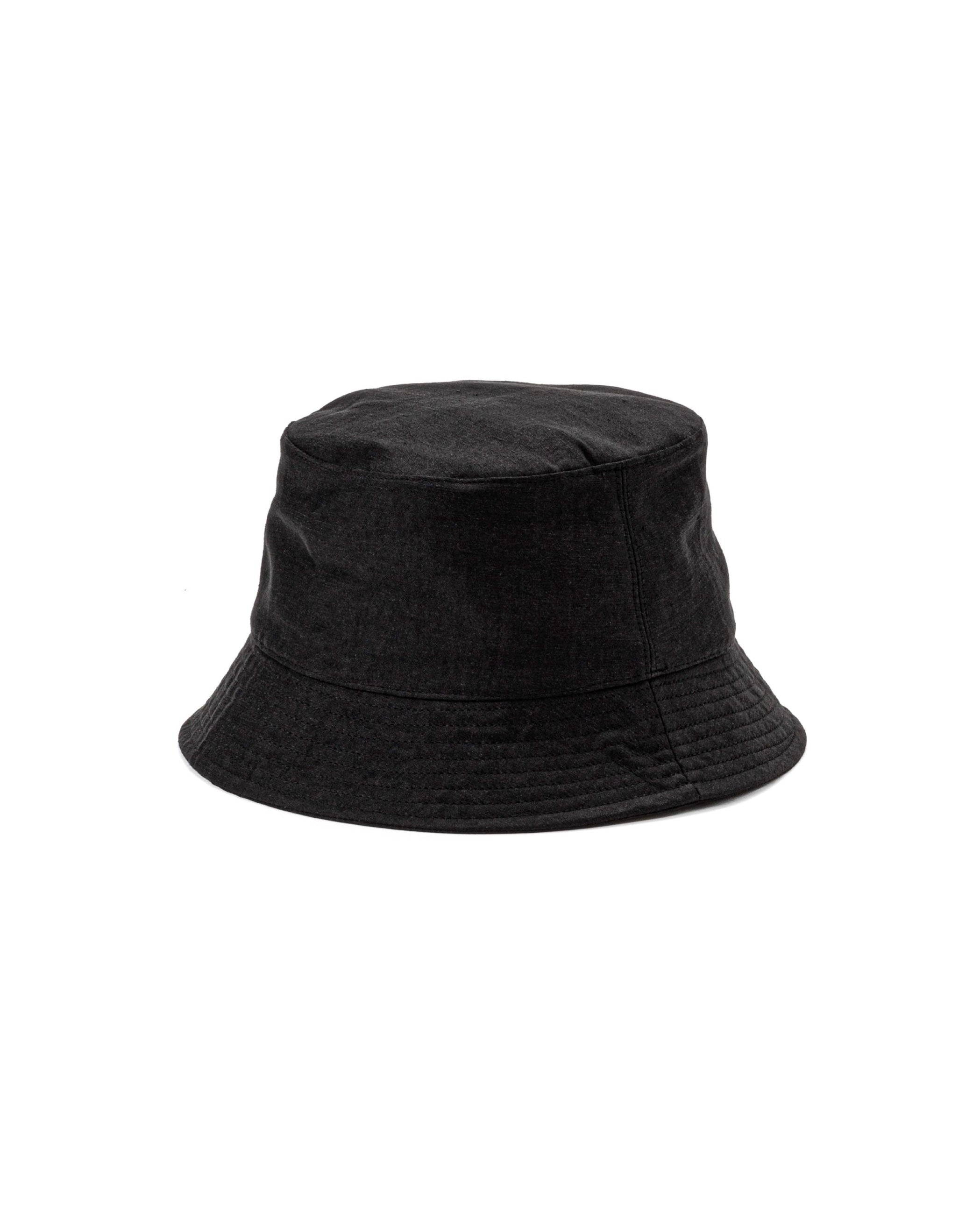 Linen Cupro Back Satin Bucket Hat