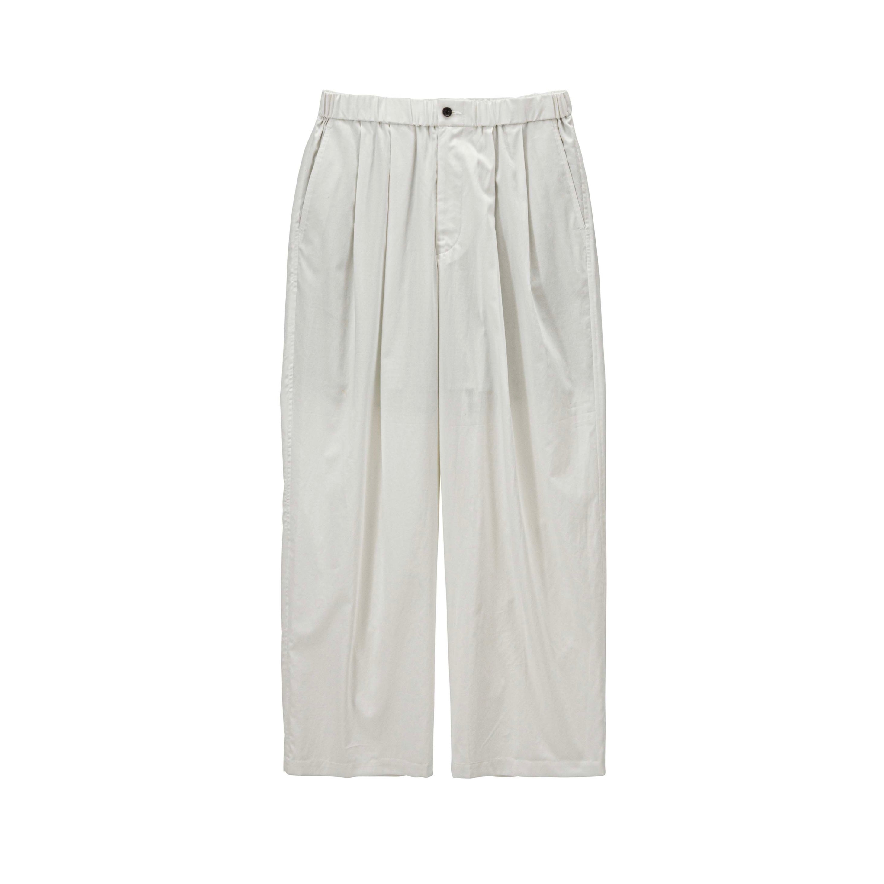 【2/28(土)発売】Silicon Poplin Two Tuck Easy Pants