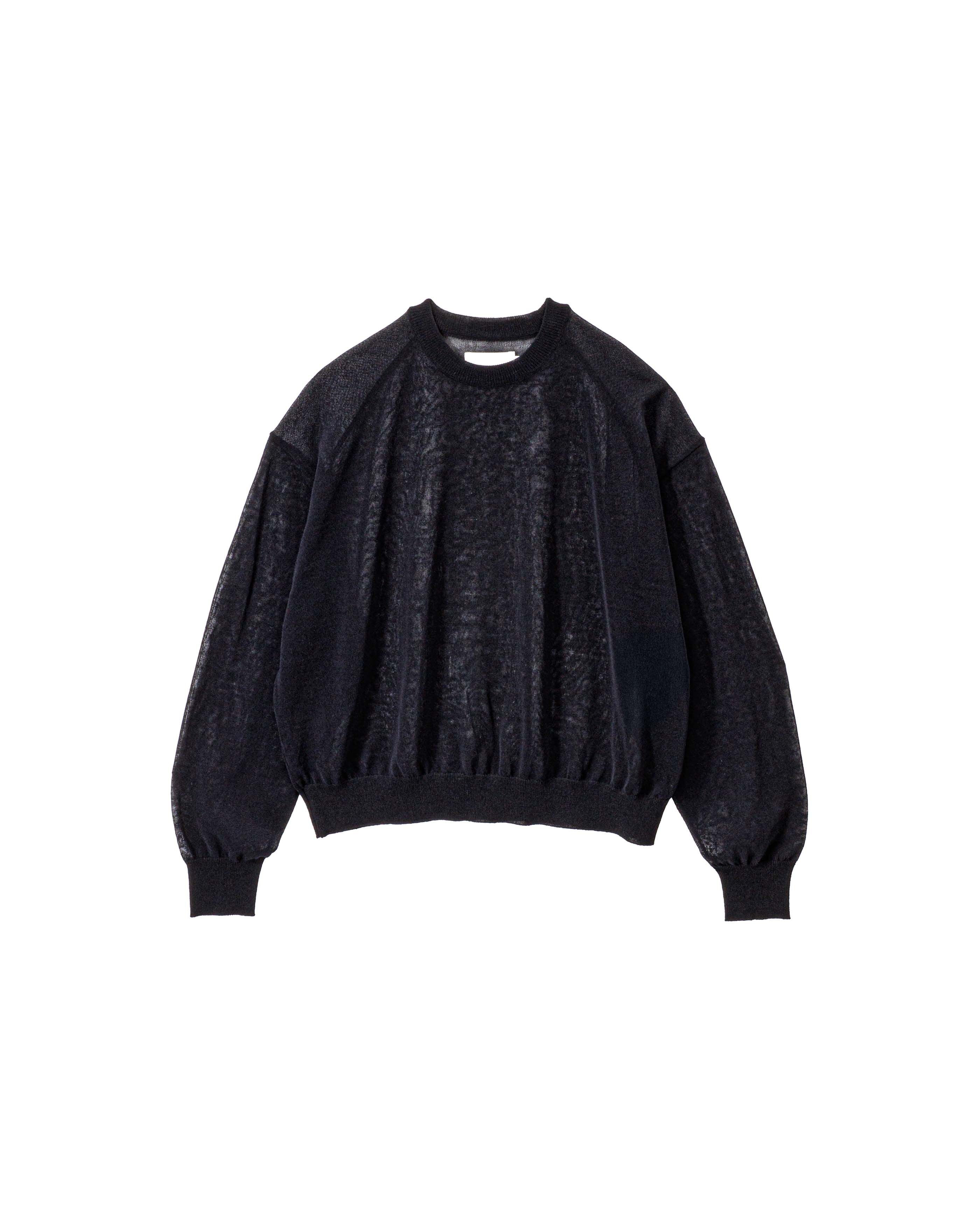 Graphpaper-Coiled Wool Nylon Oversized Crew Neck Knit