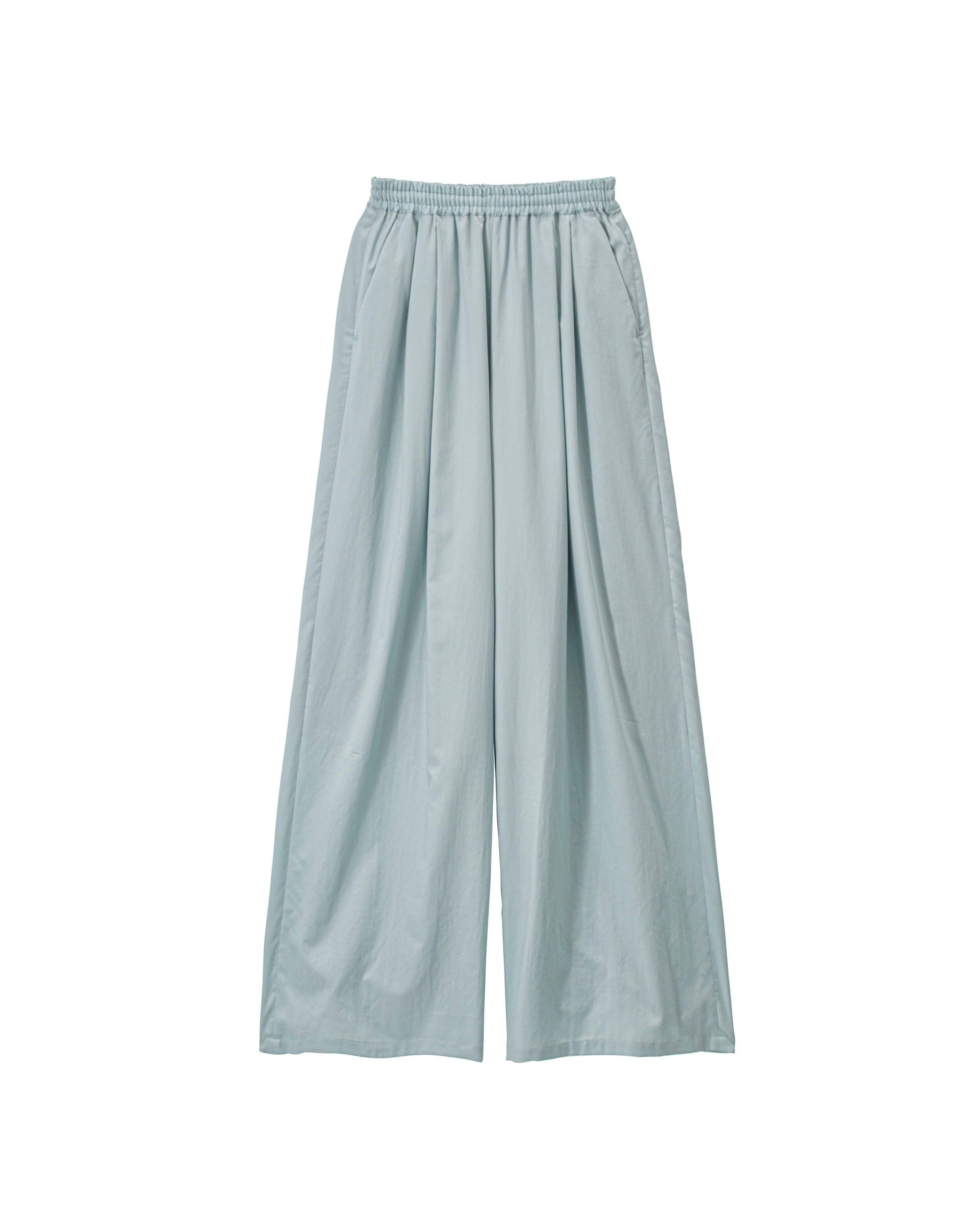 【2/28(土)発売】Silicon Poplin Two Tuck Easy Wide Pants