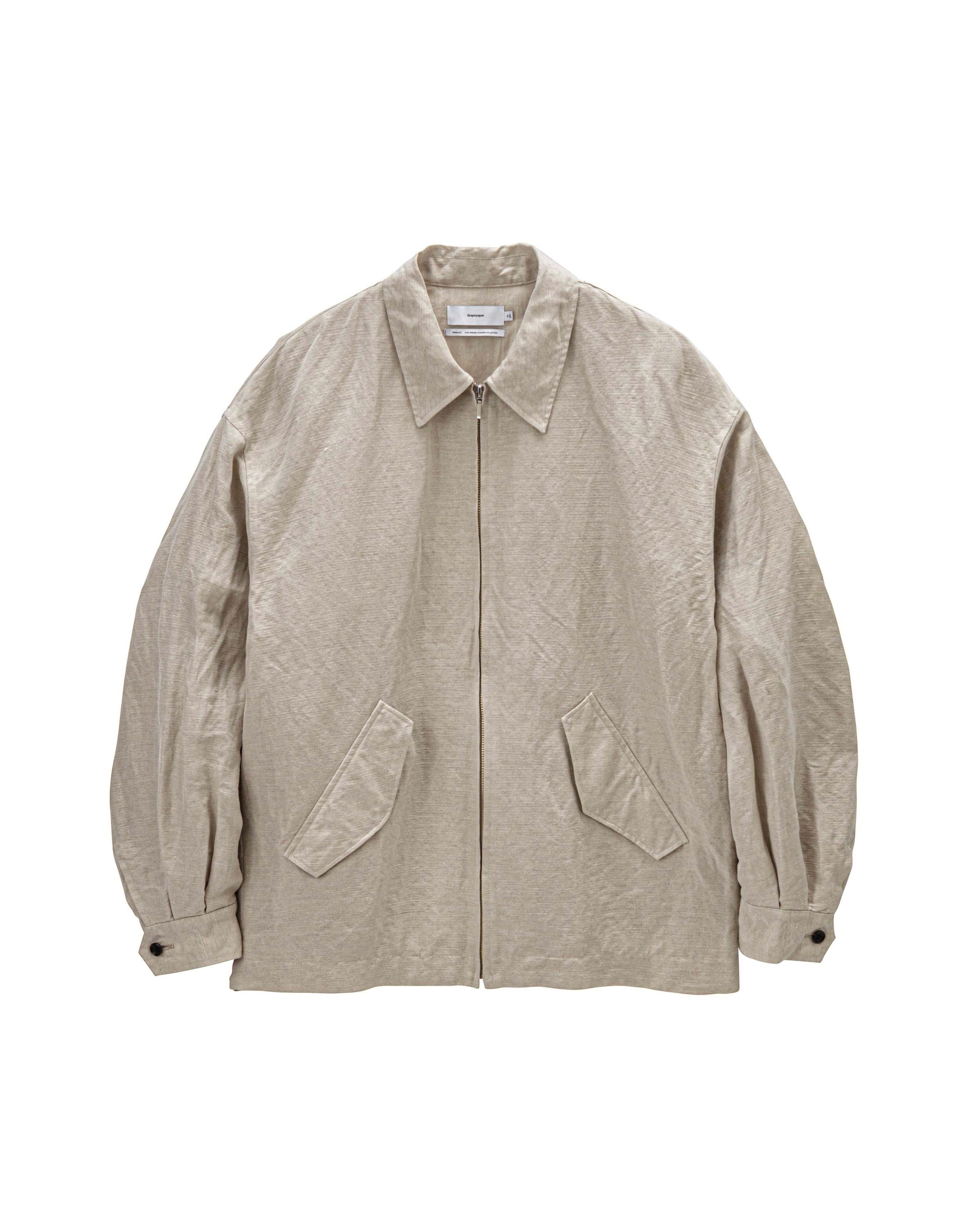 【26SS】Linen Cupro Hopsack Harrington Jacket