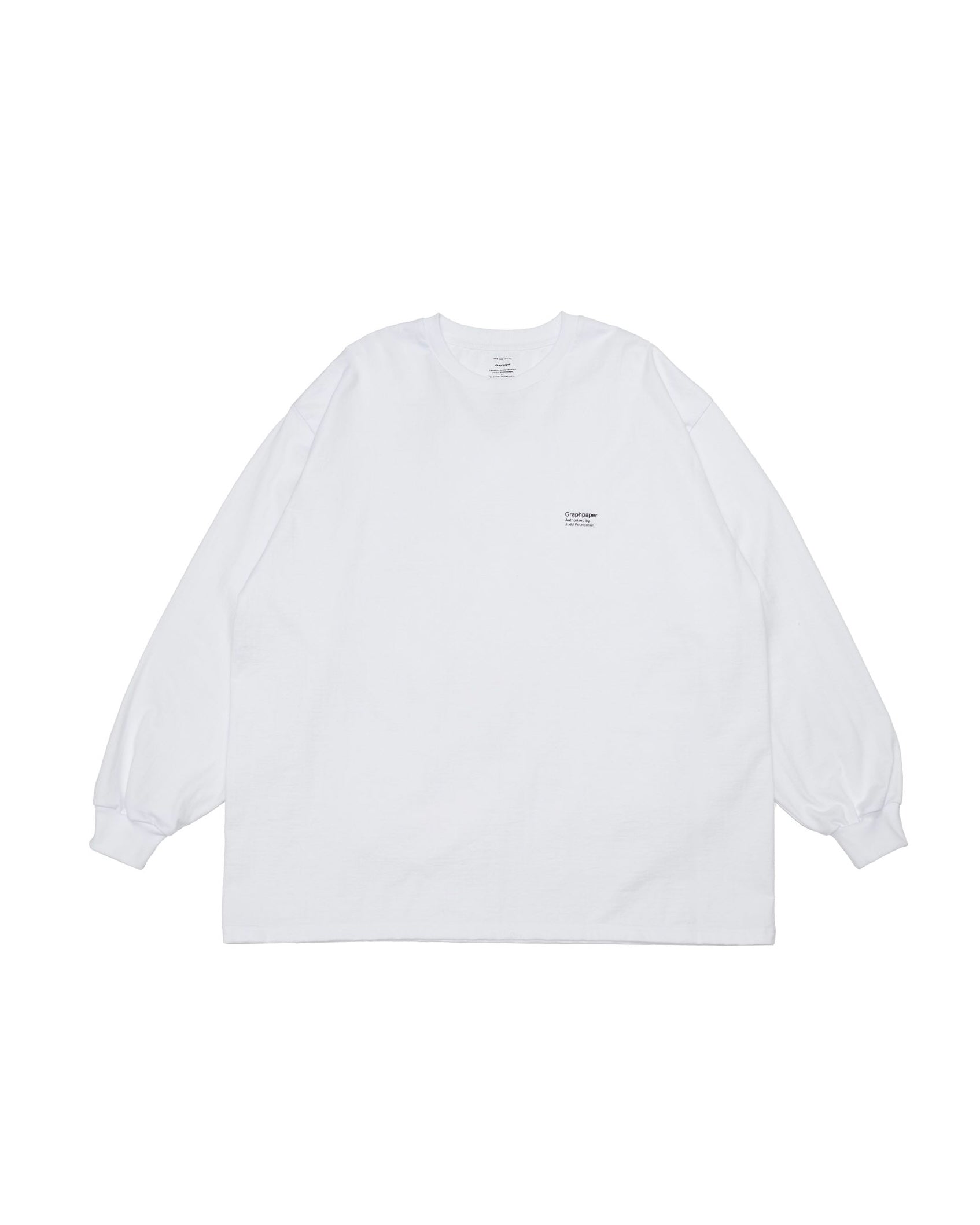 【3/14(土)発売】Donald Judd with Graphpaper L/S Crew Neck Tee