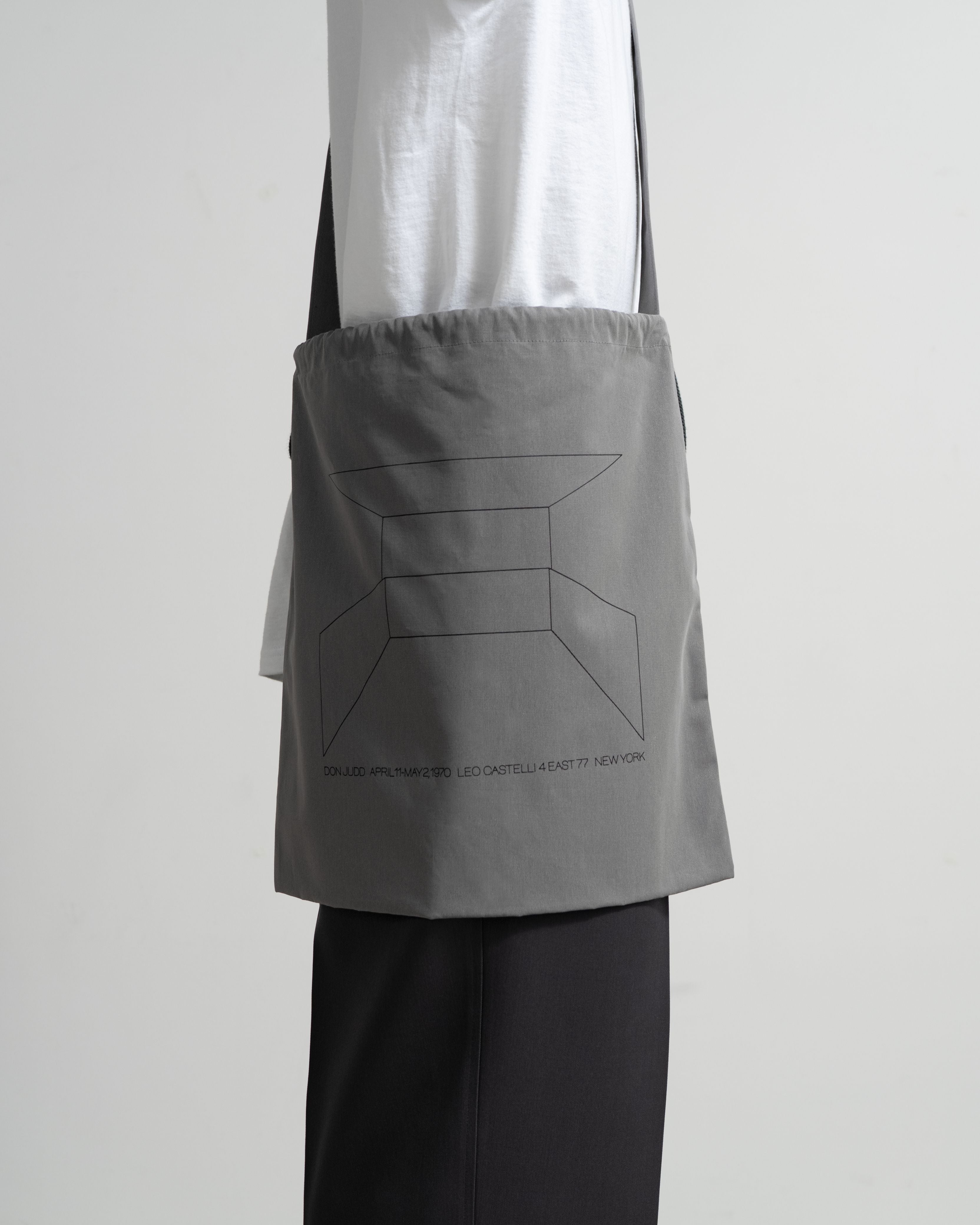 Donald Judd with Graphpaper Artwork Printed Drawstring Bag