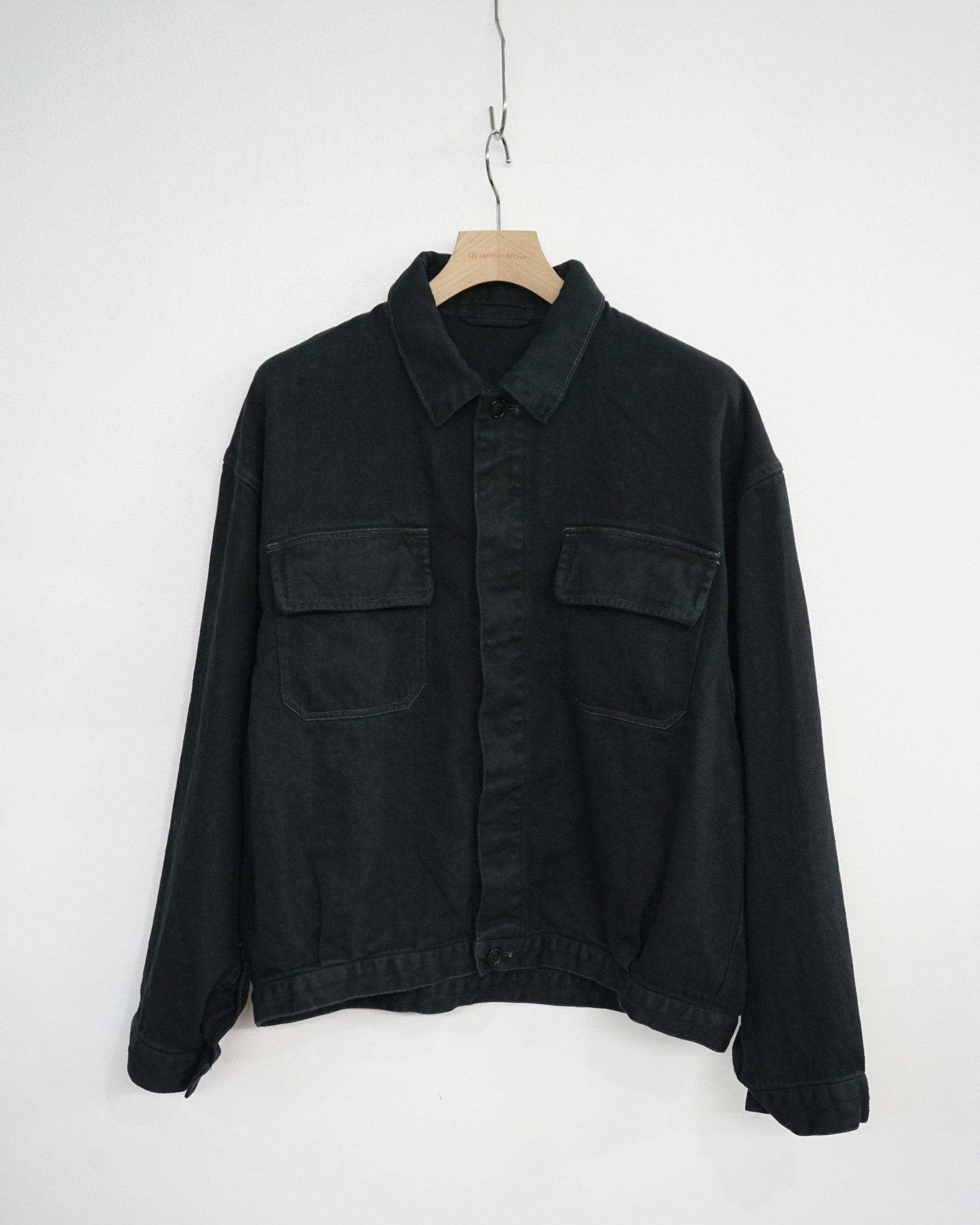 Garment Dyed Linen Work Jacket