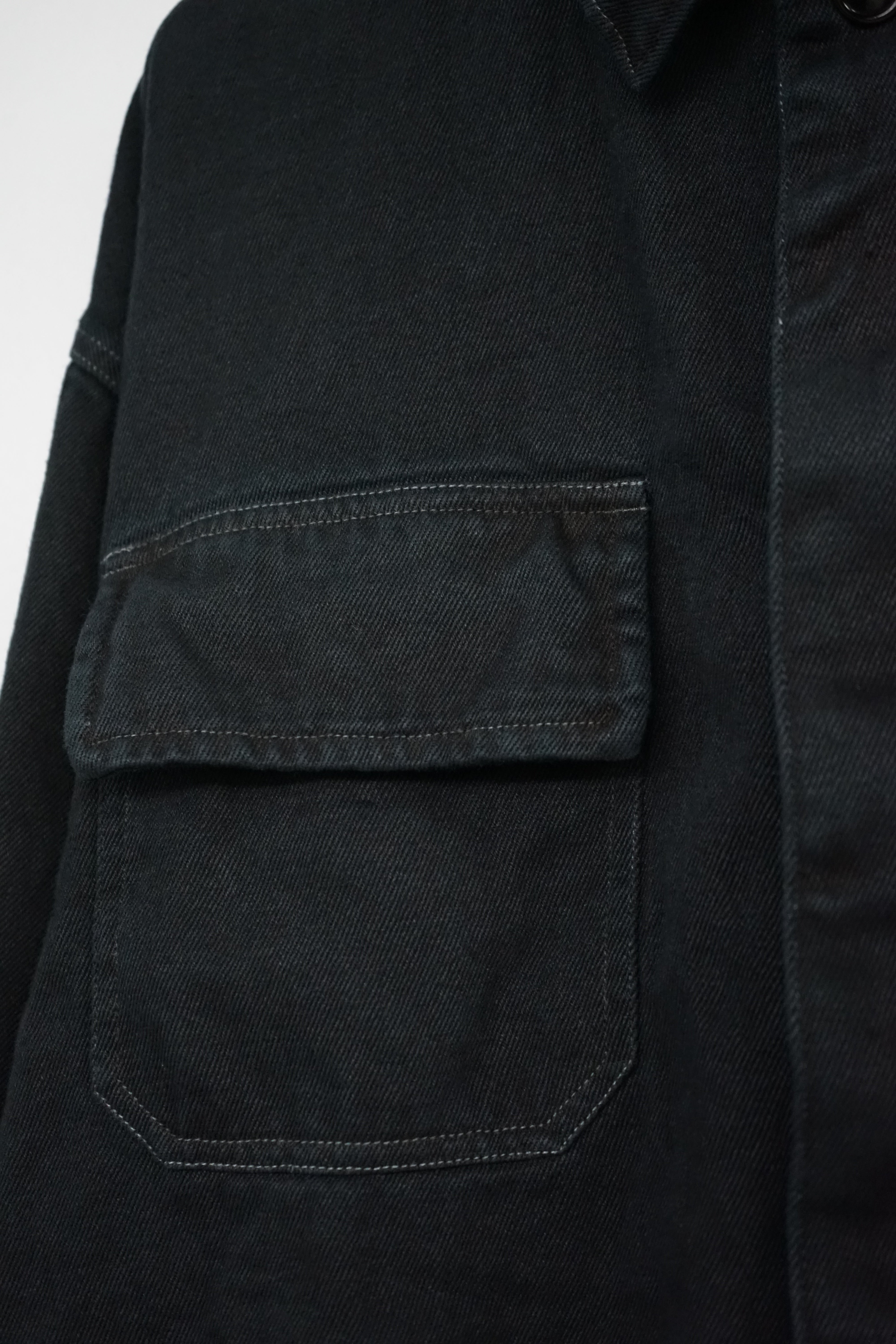 Garment Dyed Linen Work Jacket