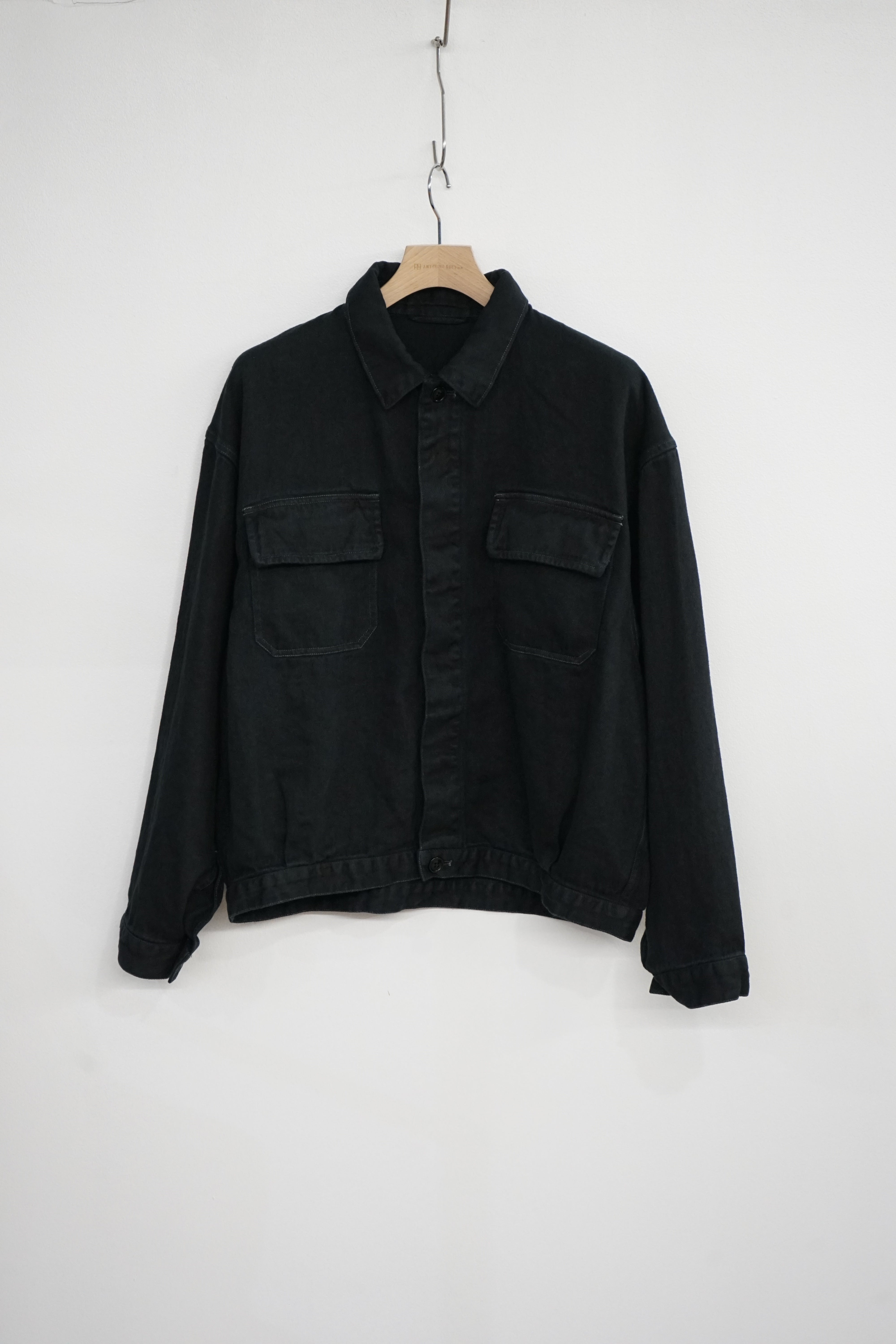 Garment Dyed Linen Work Jacket