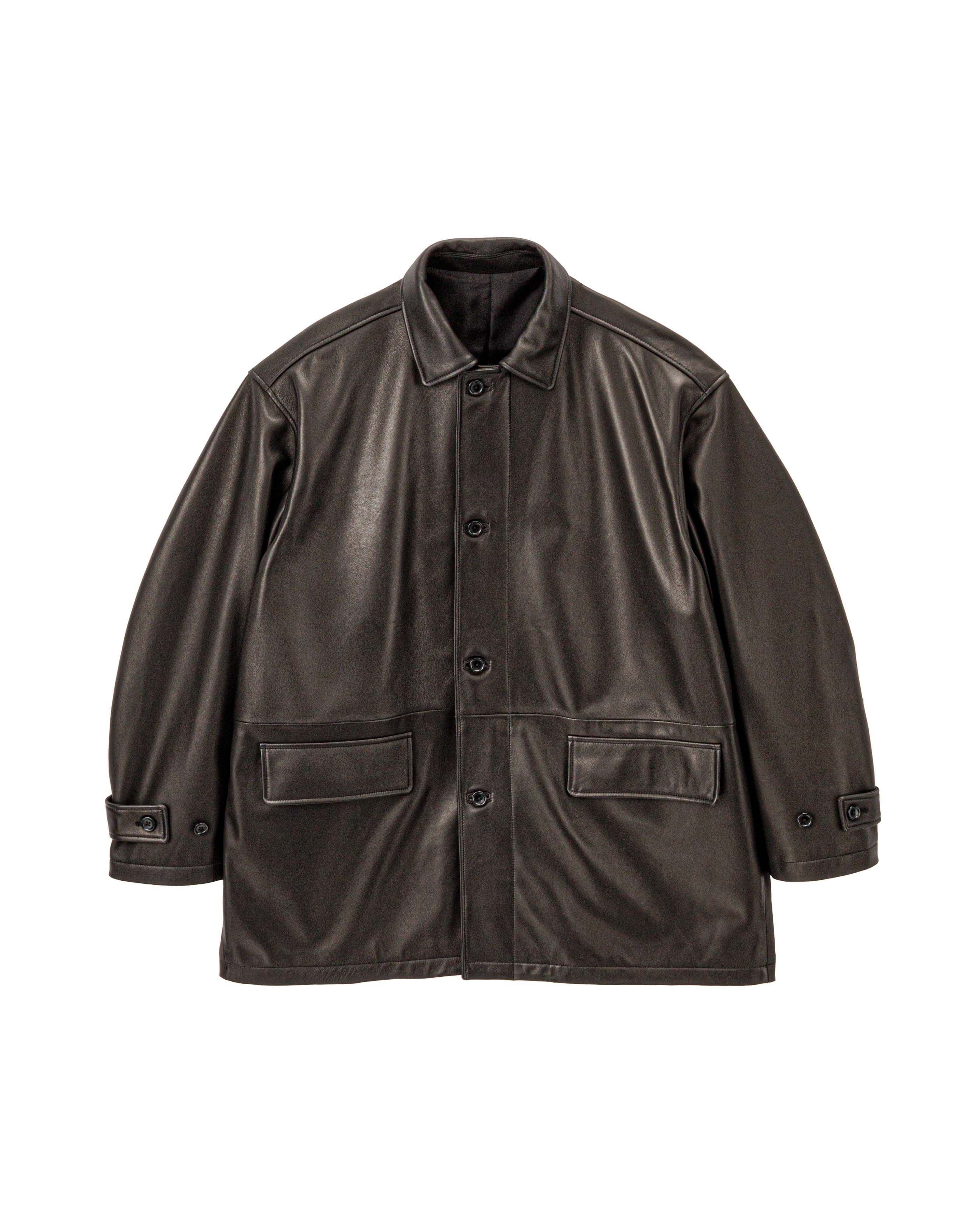 Lamb Leather Car Coat