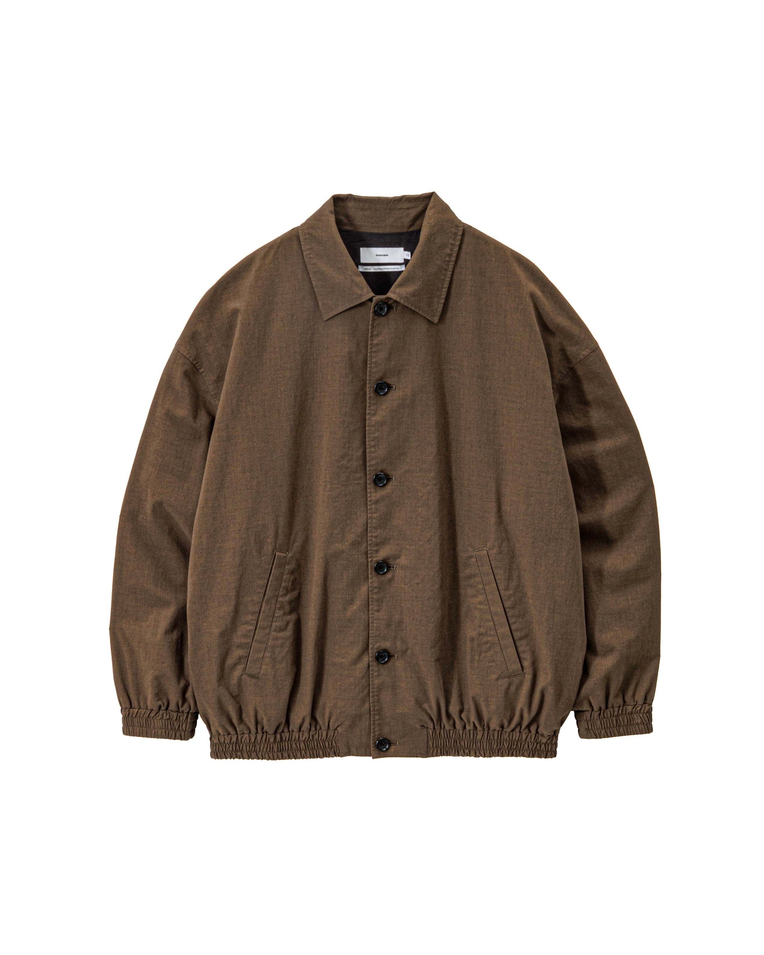 Cotton Wool Poplin Oversized Blouson