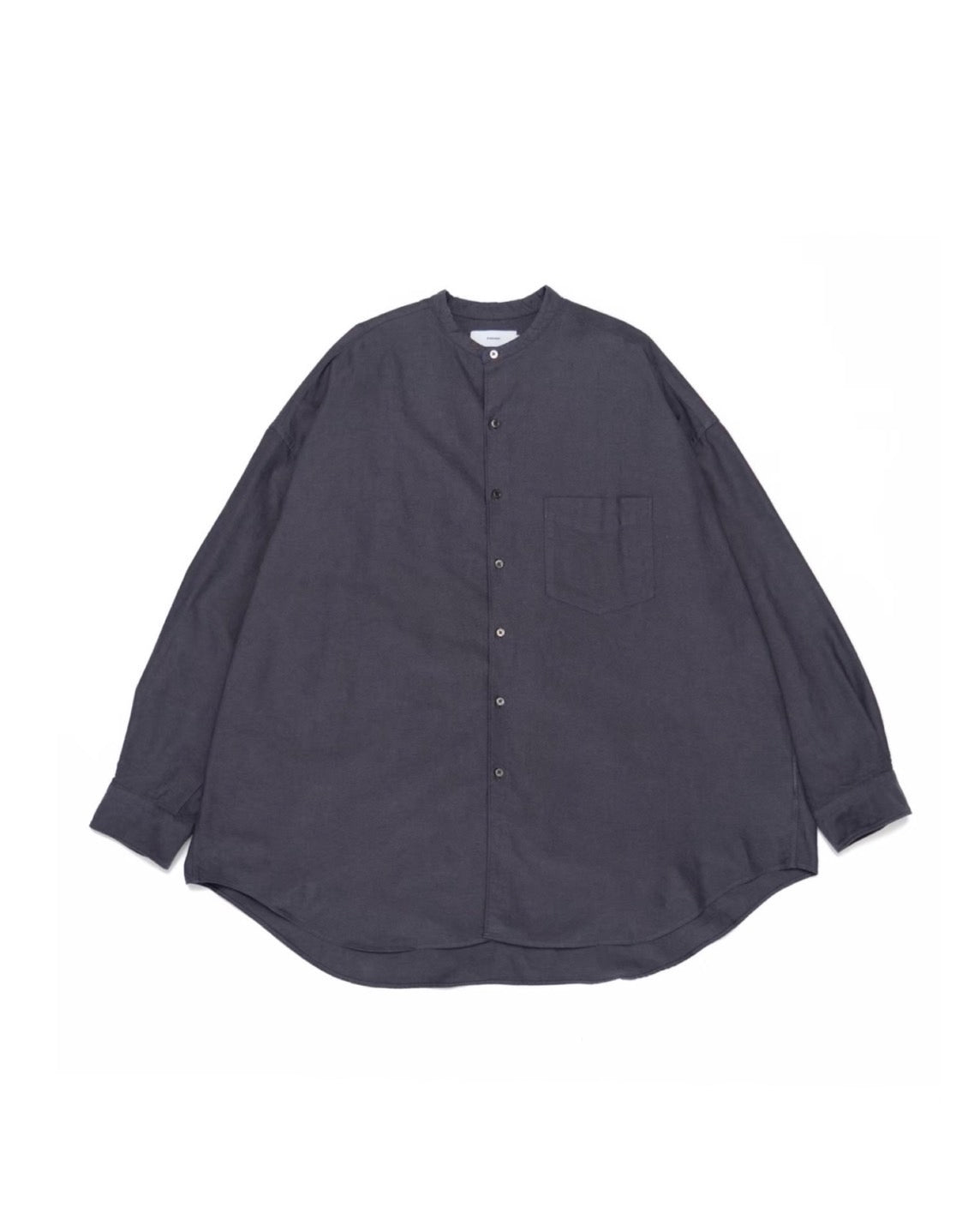 8/1(土)発売】Oxford L/S Oversized Band Collar Shirt