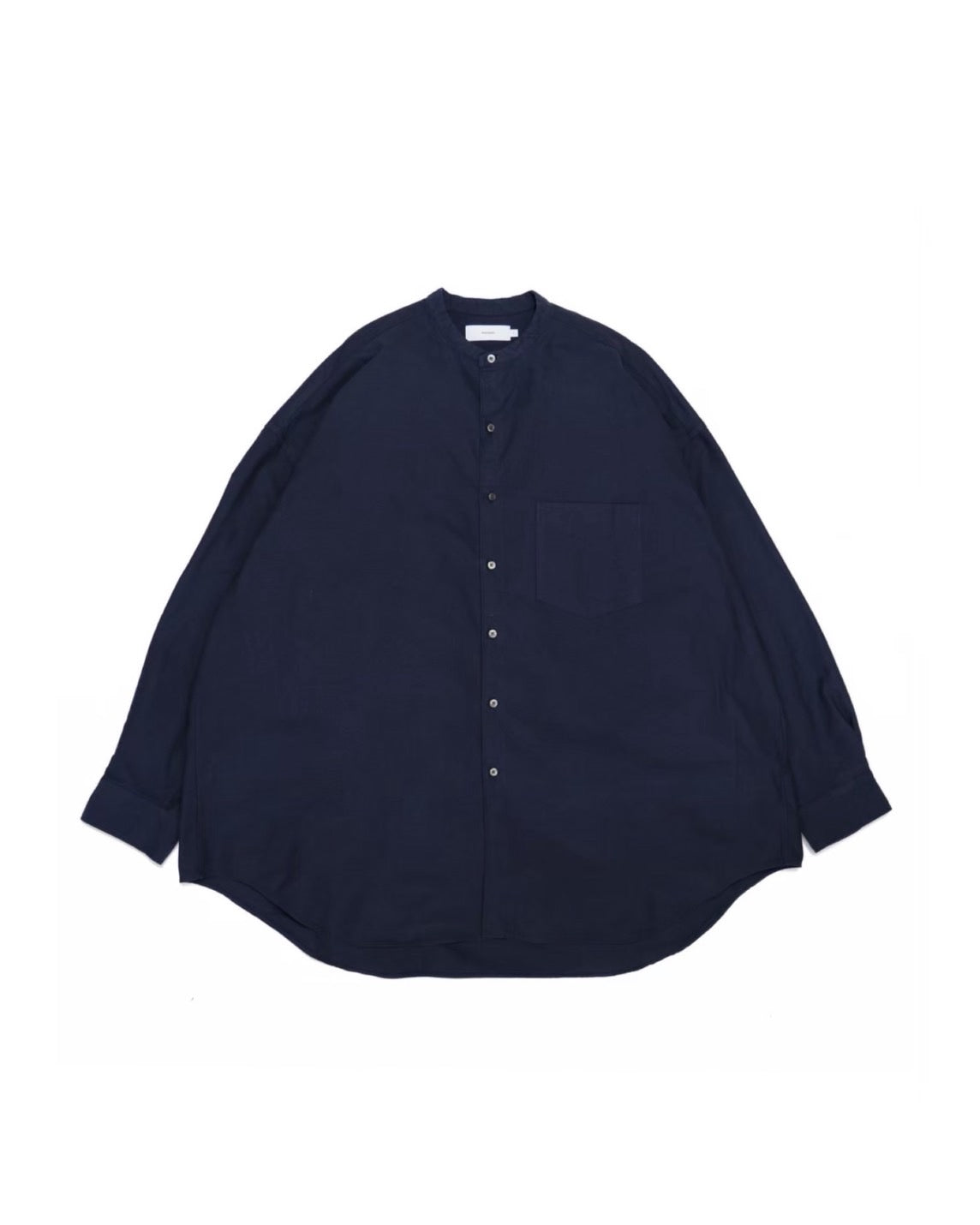 【8/1(土)発売】Oxford L/S Oversized Band Collar Shirt