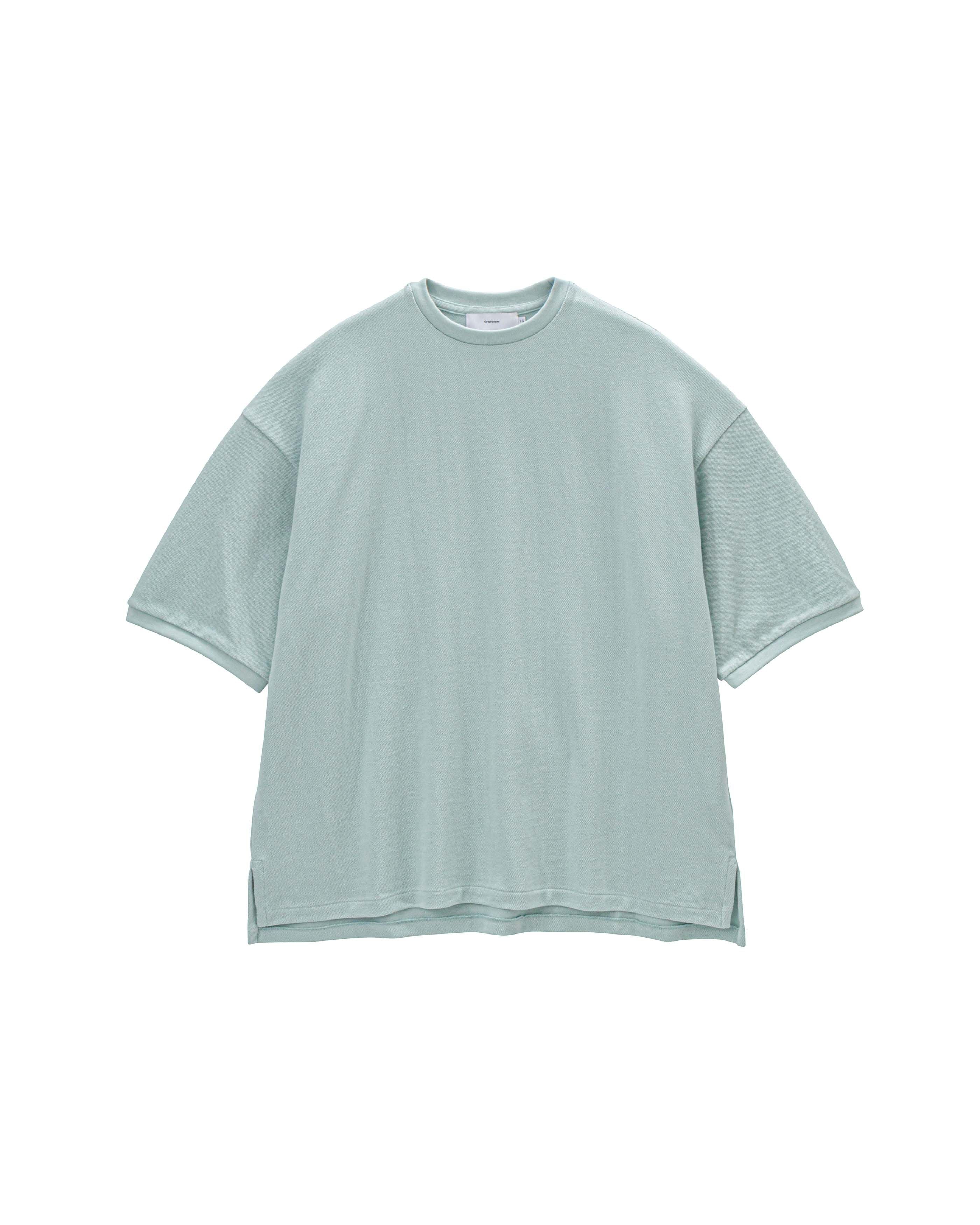 【4/11(土)発売】Cotton Pique Jersey Crew Neck Tee
