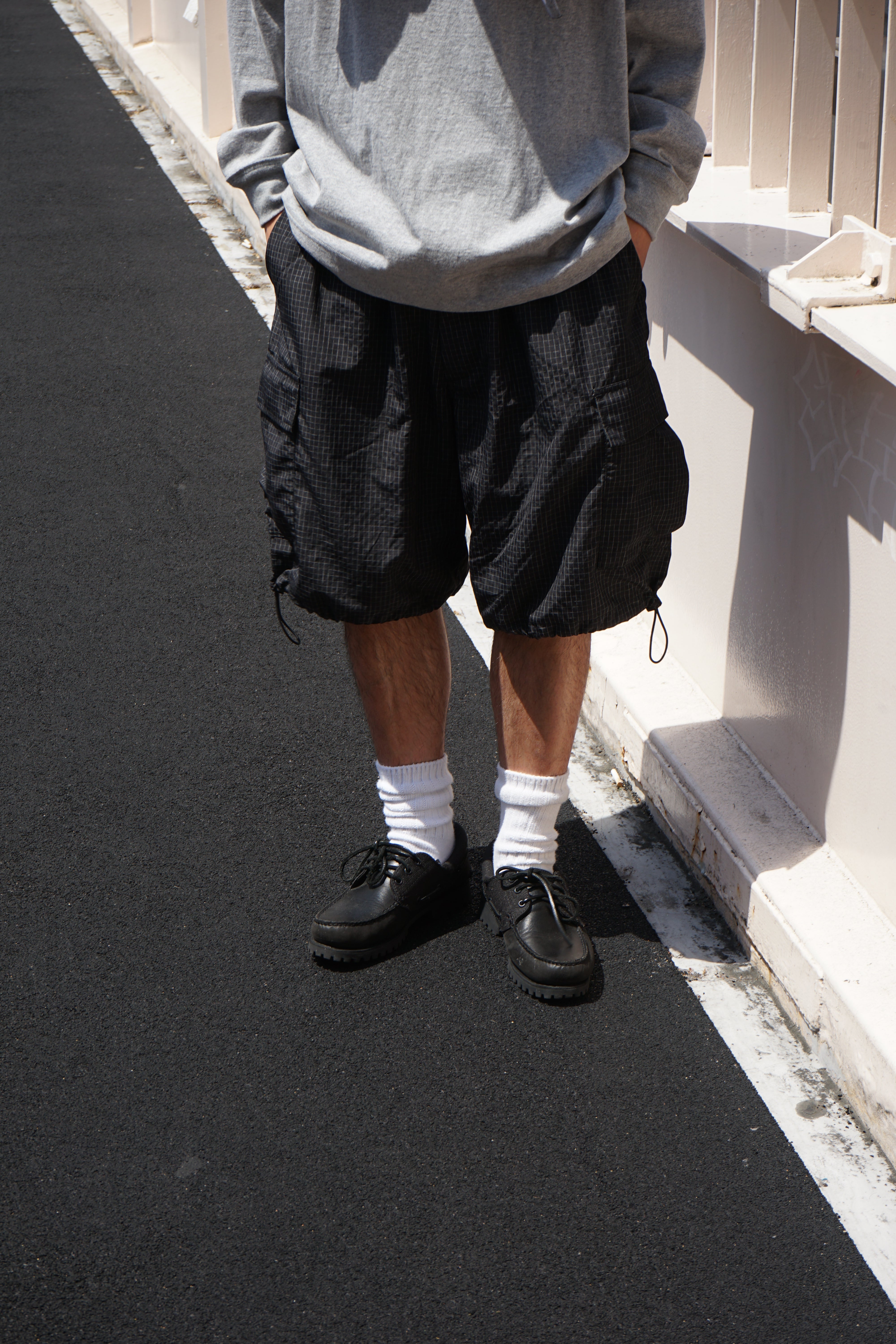 【Exclusive】est. × SEDAN ALL-PURPOSE Graph Plaid Cargo Easy Shorts