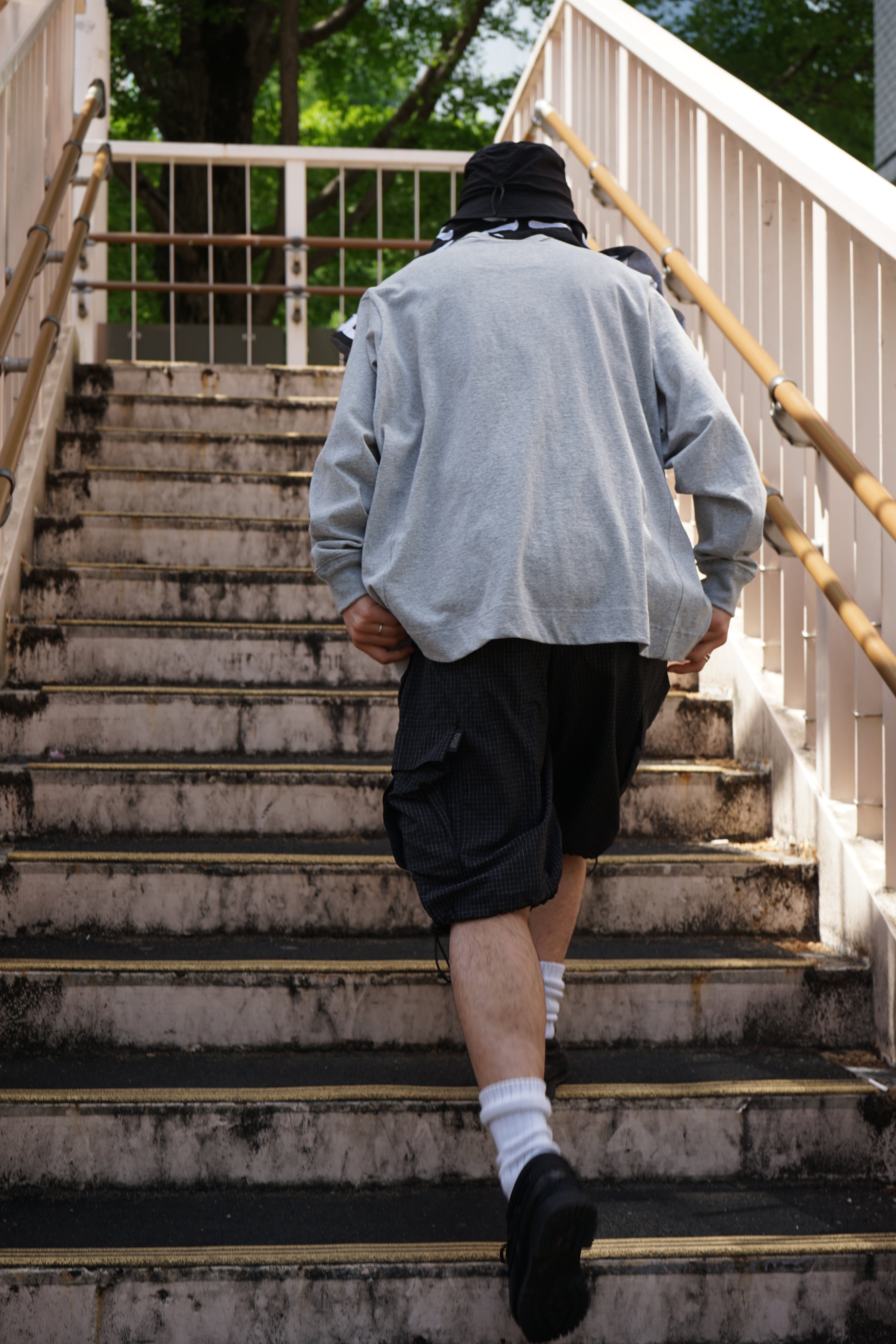 【Exclusive】est. × SEDAN ALL-PURPOSE Graph Plaid Cargo Easy Shorts