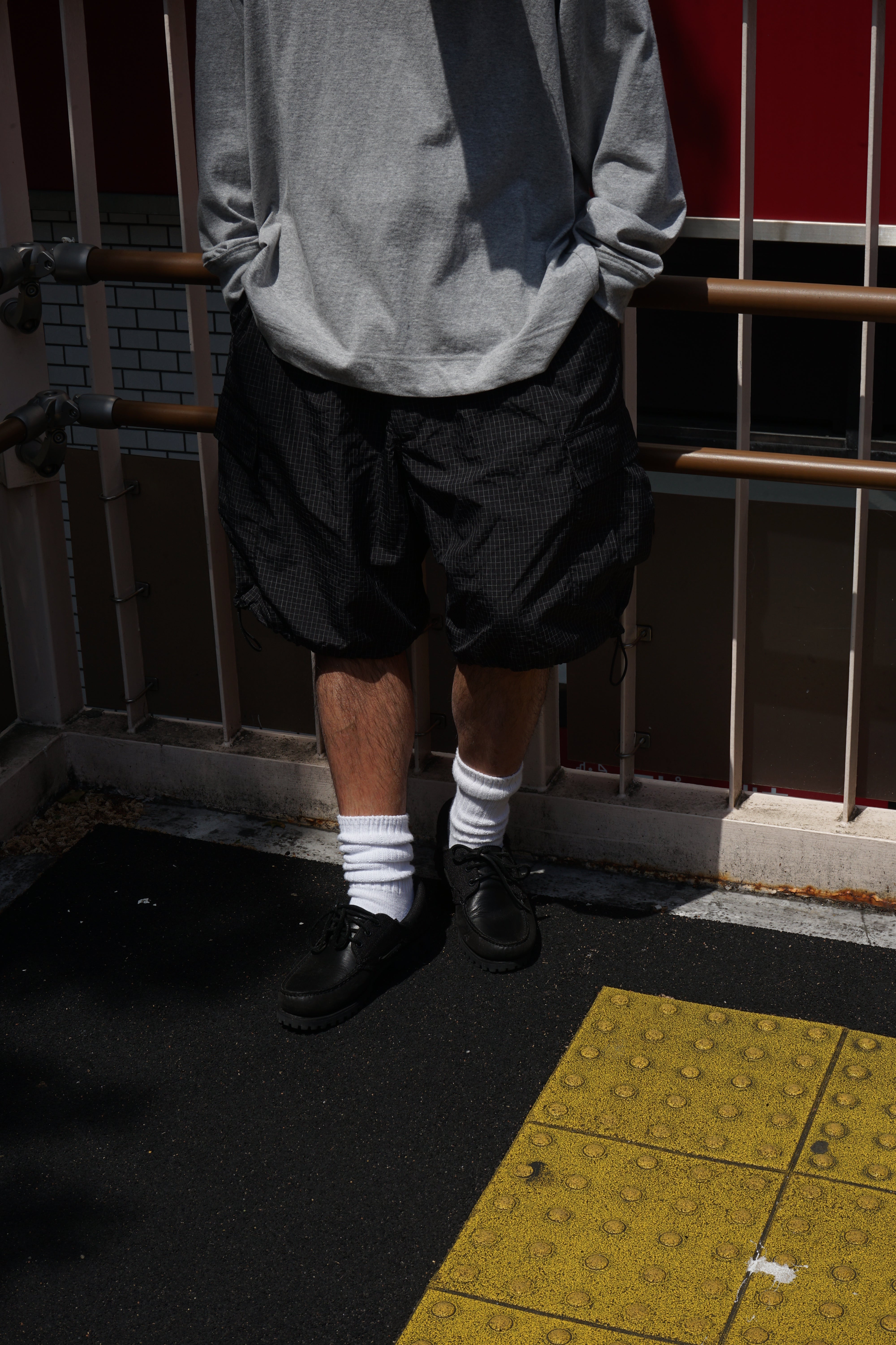 【Exclusive】est. × SEDAN ALL-PURPOSE Graph Plaid Cargo Easy Shorts