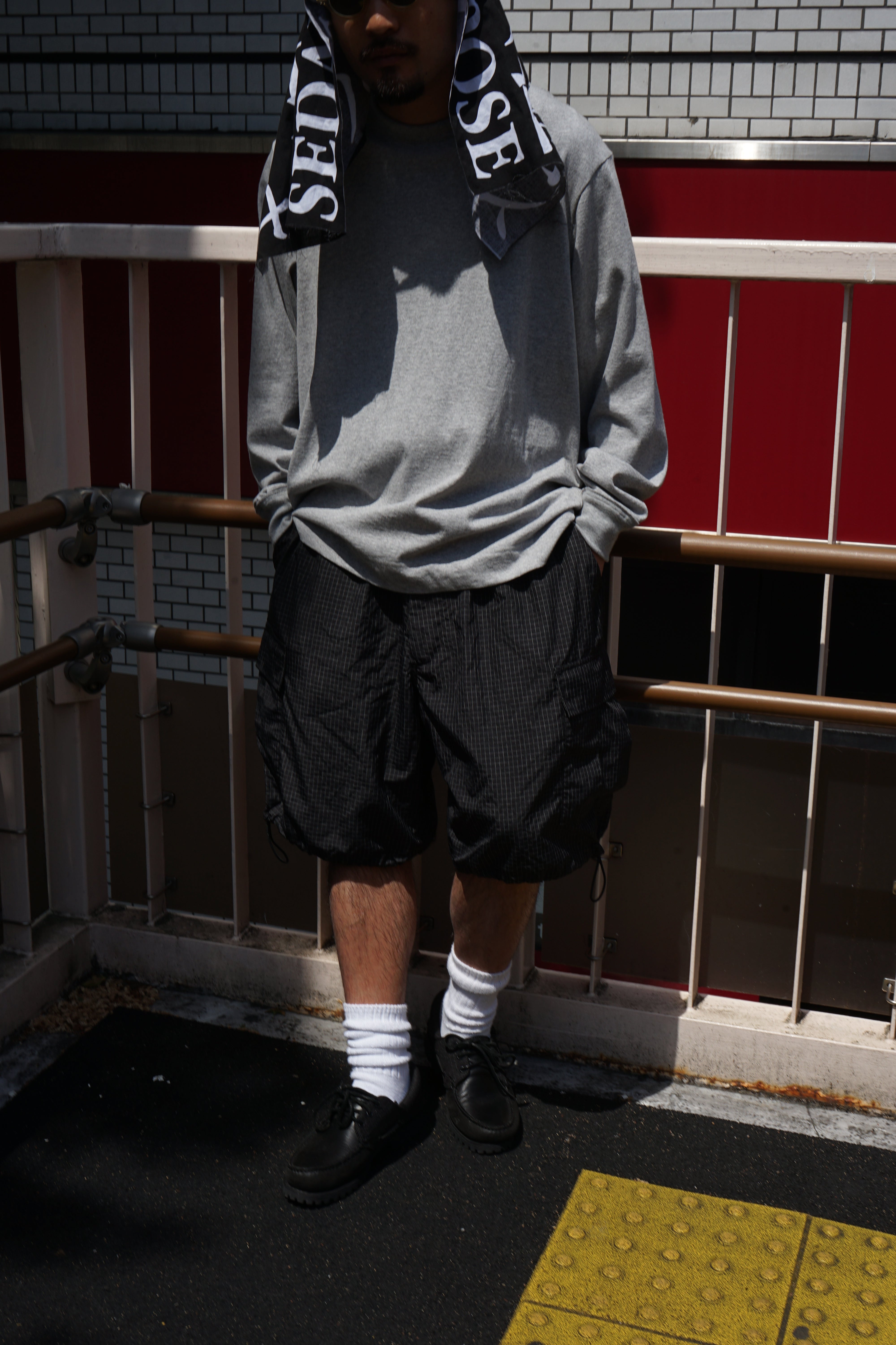 【Exclusive】est. × SEDAN ALL-PURPOSE Graph Plaid Cargo Easy Shorts