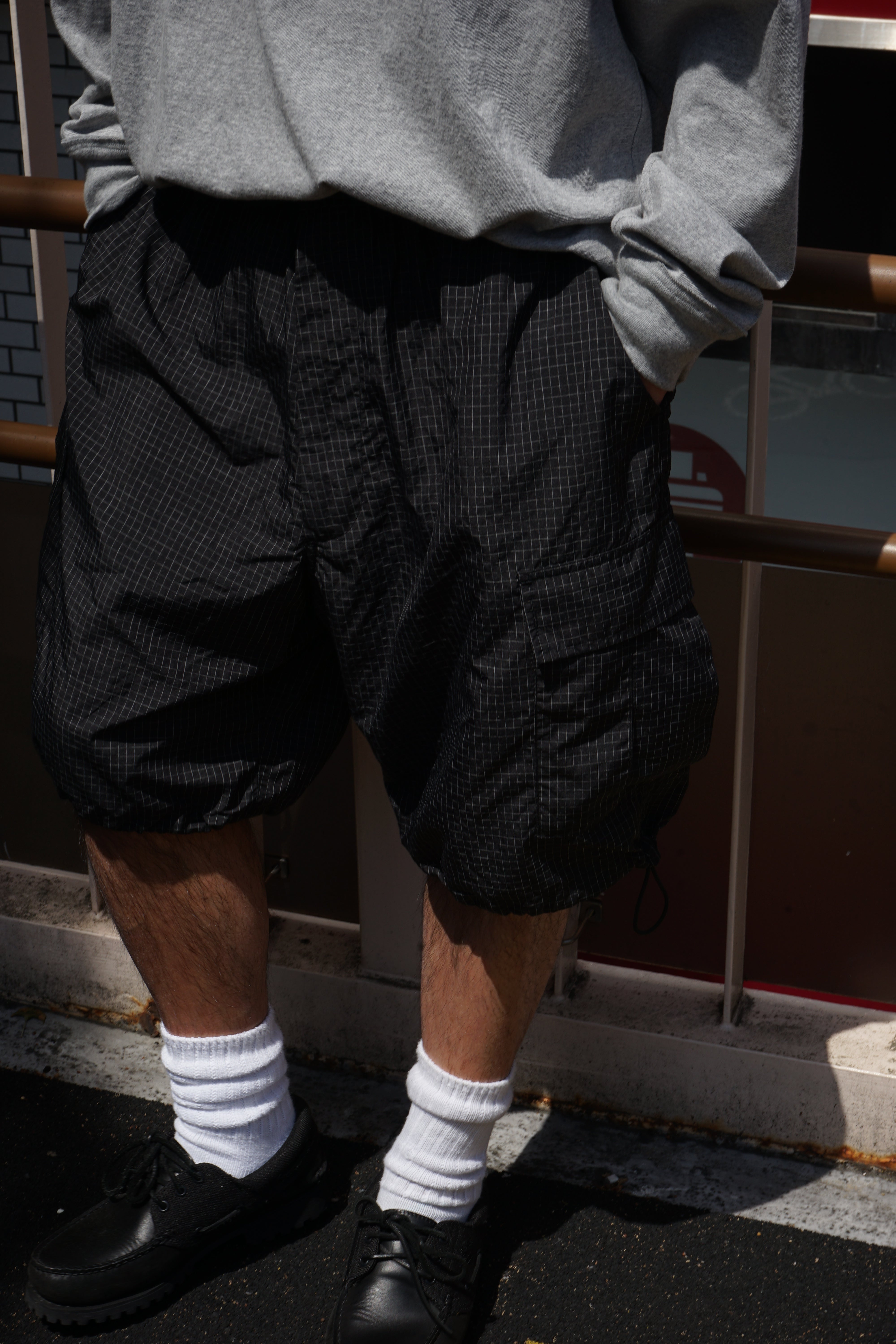 【Exclusive】est. × SEDAN ALL-PURPOSE Graph Plaid Cargo Easy Shorts