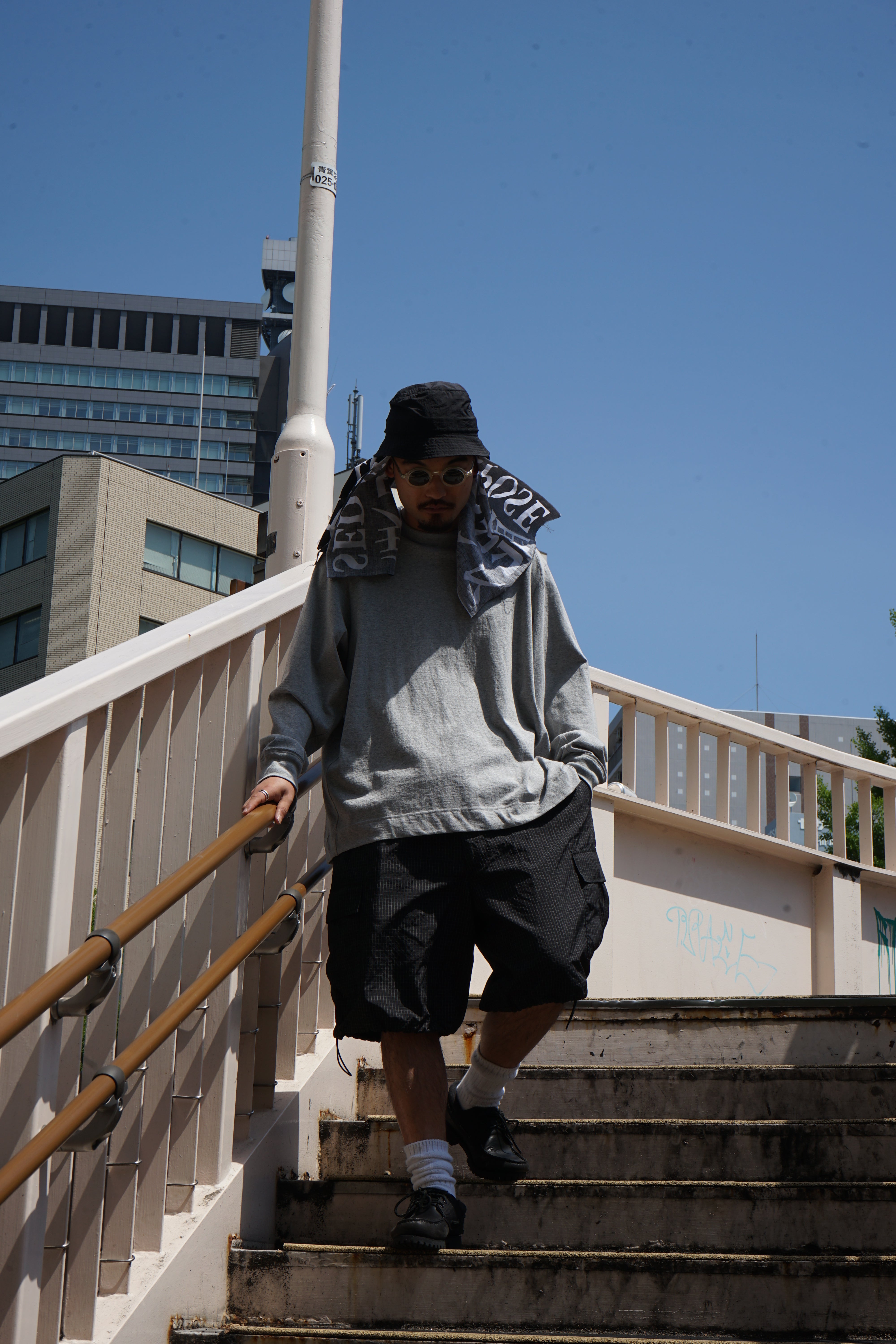【Exclusive】est. × SEDAN ALL-PURPOSE Graph Plaid Cargo Easy Shorts