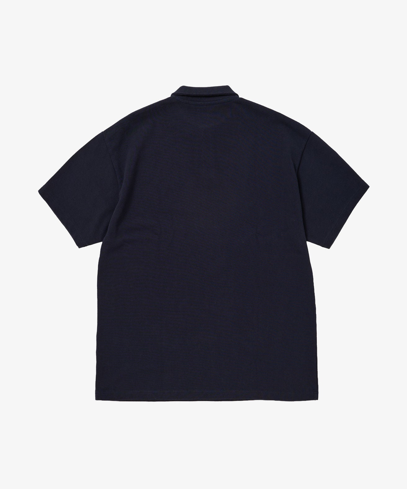 Twisted pique polo navy