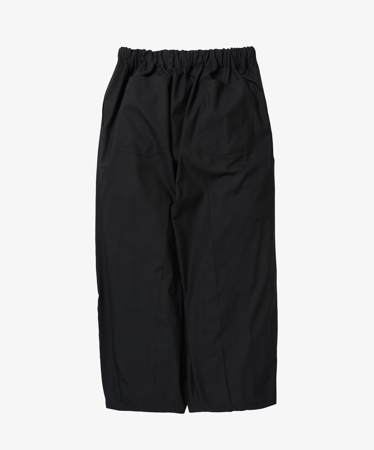 circular pants black