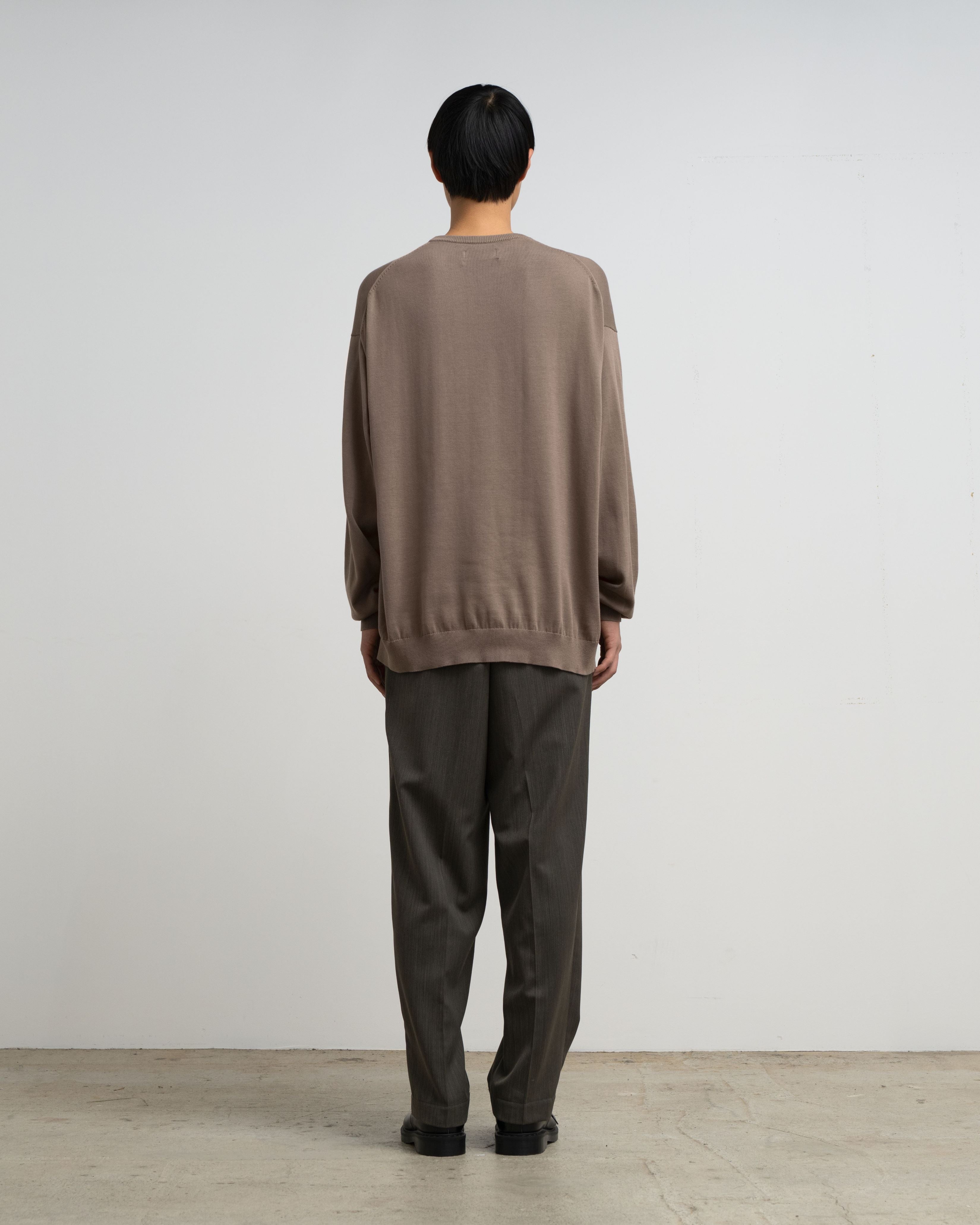 Suvin High Gauge L/S Crew Neck Knit