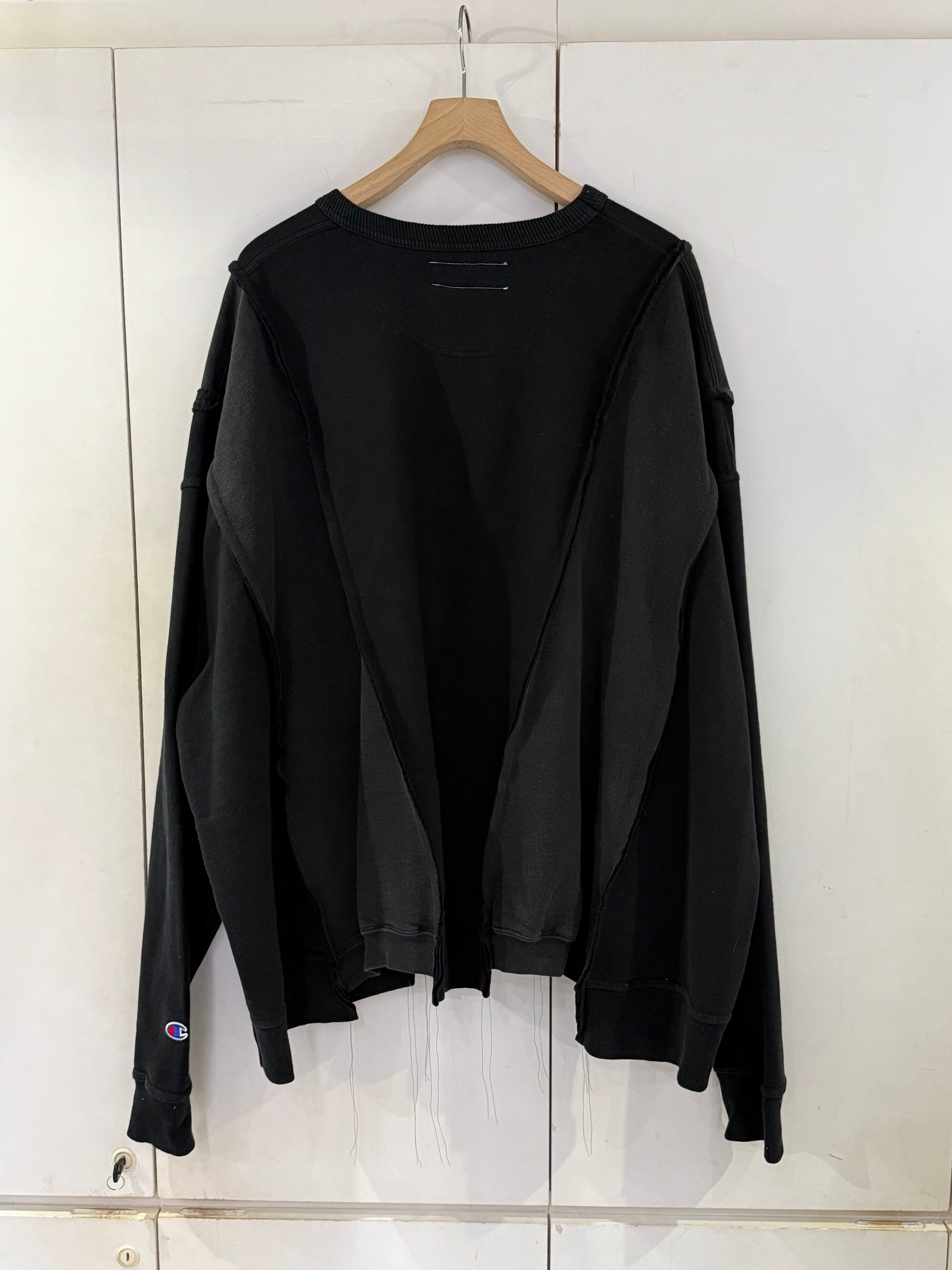 【7/2発売】Wide Champ Sweat BLACK ②